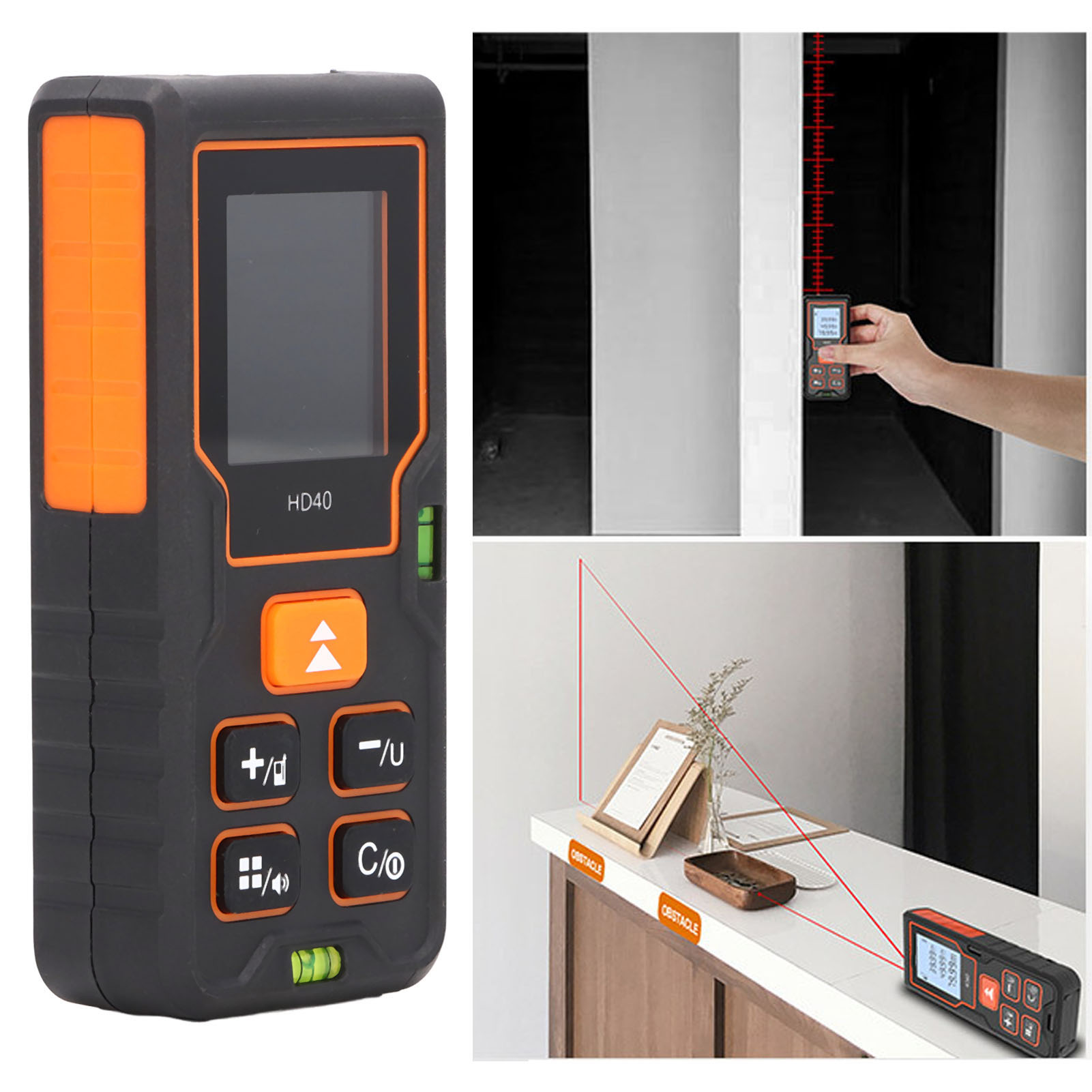 Hd40 Entfernungsmesser, Infrarot-laser-entfernungsmesser, Elektronisches Laser-lineal