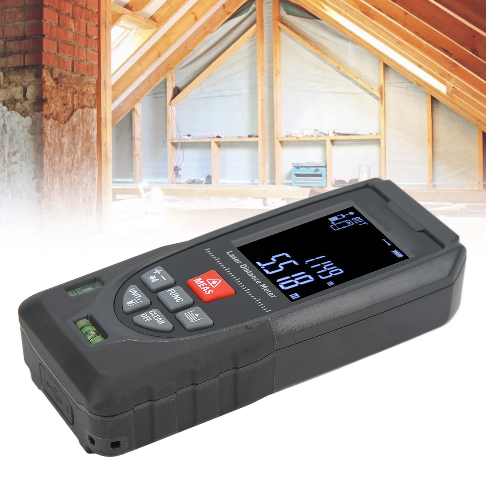 Ldm-60c Intelligenter Laser-entfernungsmesser Mit Sprachausgabe, Elektronisches Infrarot-lineal