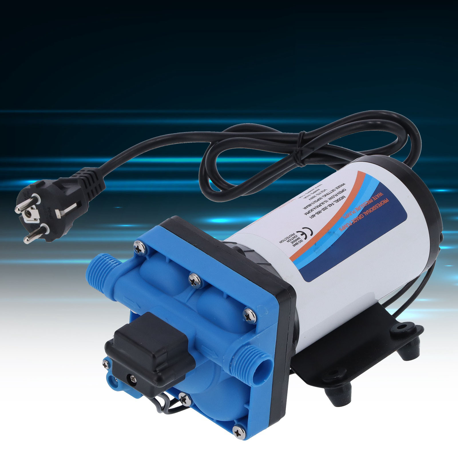 Elektrische Hochdruck-membranpumpe, 15 L Wechselstrom, Selbstansaugendes Gartensprühgerät, Fördermenge 4,0 Gpm, Entspricht Europäischen Normen