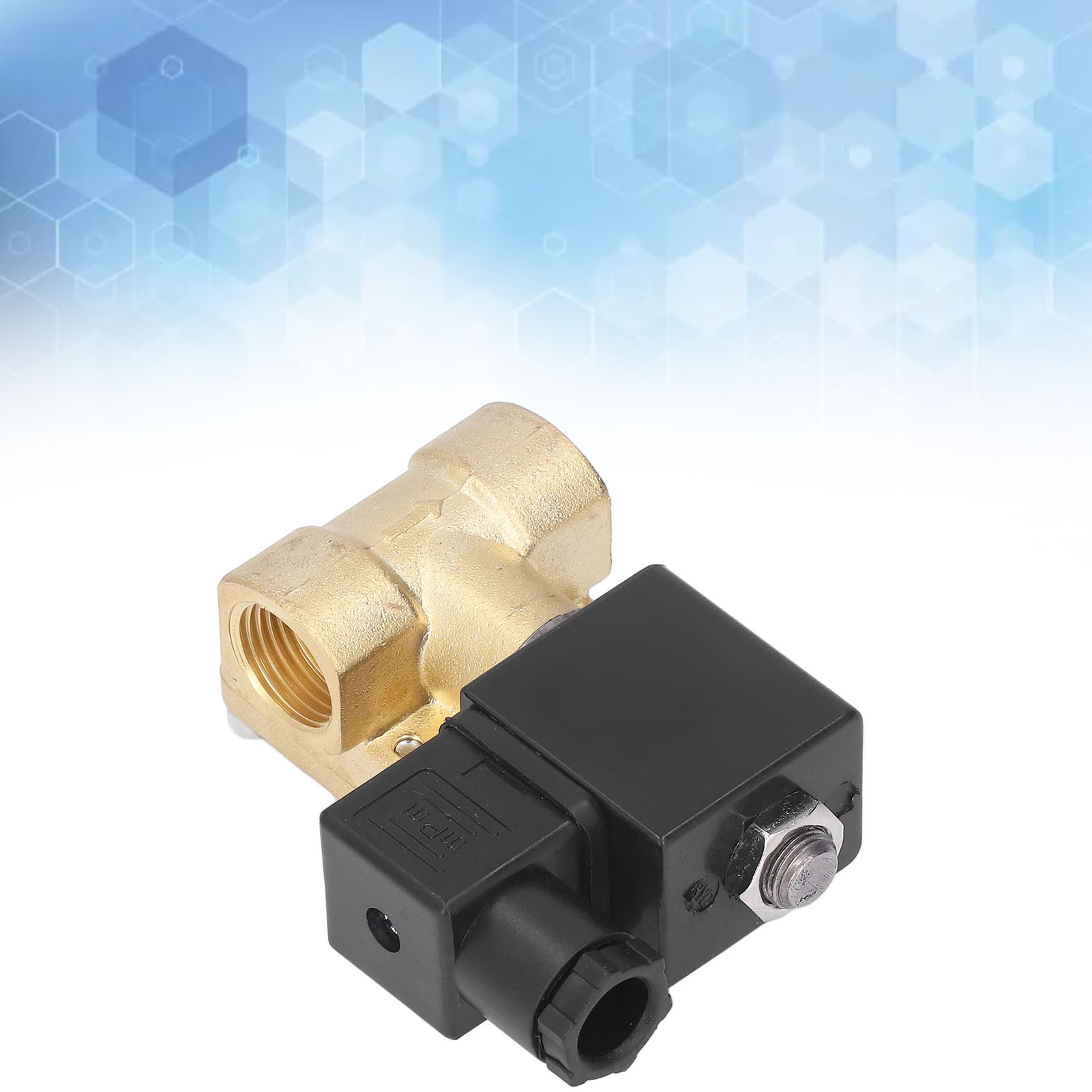 Hochdruck-magnetventil Mit Messingmembran, 2 Positionen, Normalerweise Geschlossen, G3/8", Vorgesteuert, 220 V Wechselstrom