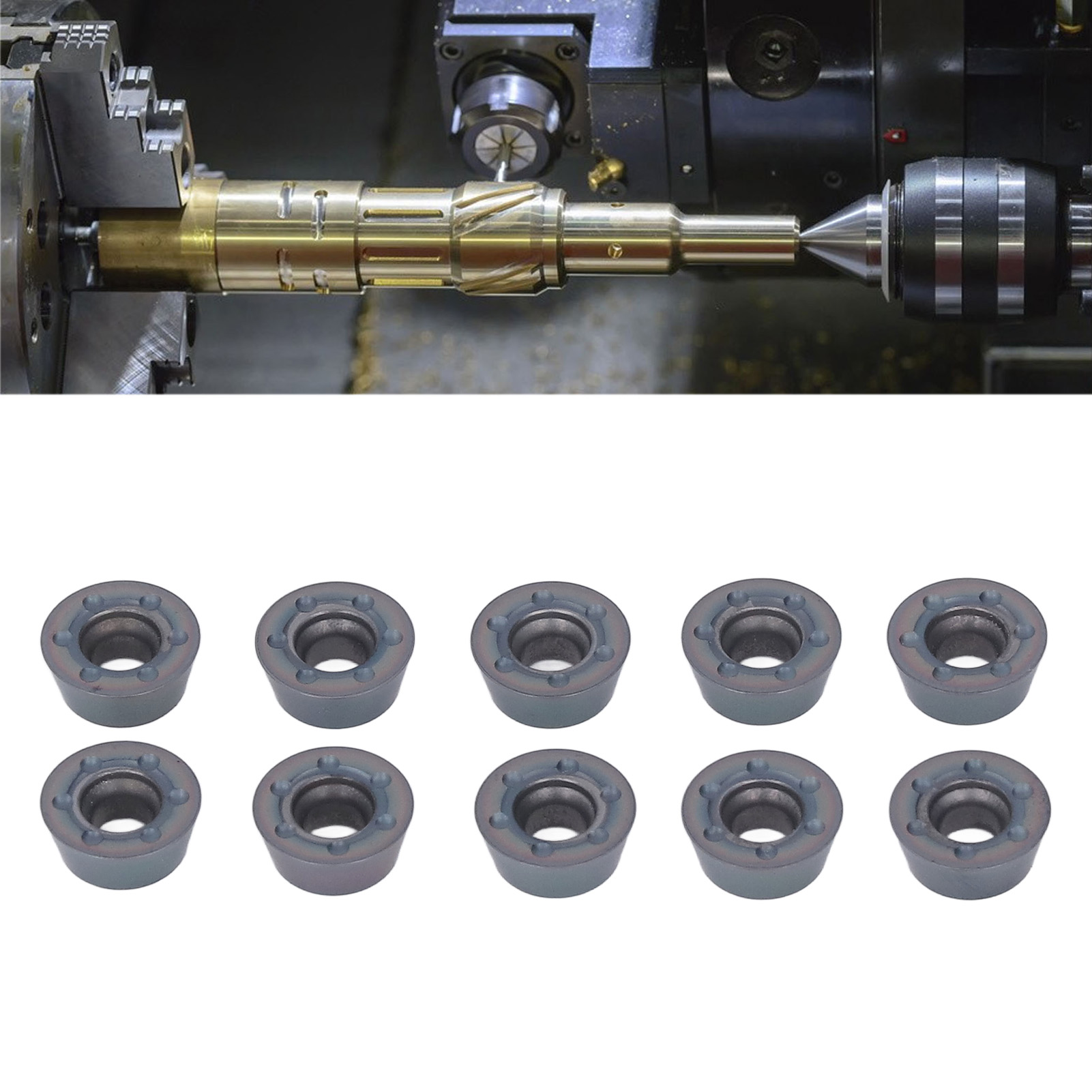 Rdmt1204moe Hartmetallgehärtete Stahl-cnc-schneidwerkzeugclips, Sieben Farben