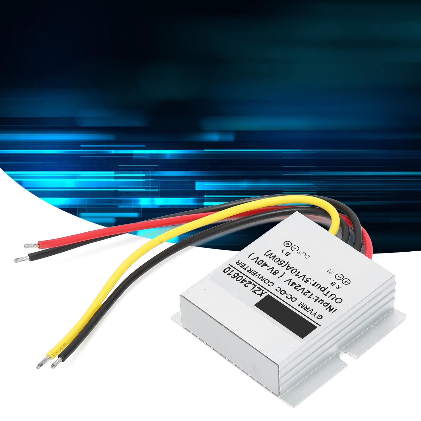 Dc-dc 12v/24v Auf 5v 10a 50w Stromwandler, Neues Modell Mit Mittelgroßem Aluminiumgehäuse.