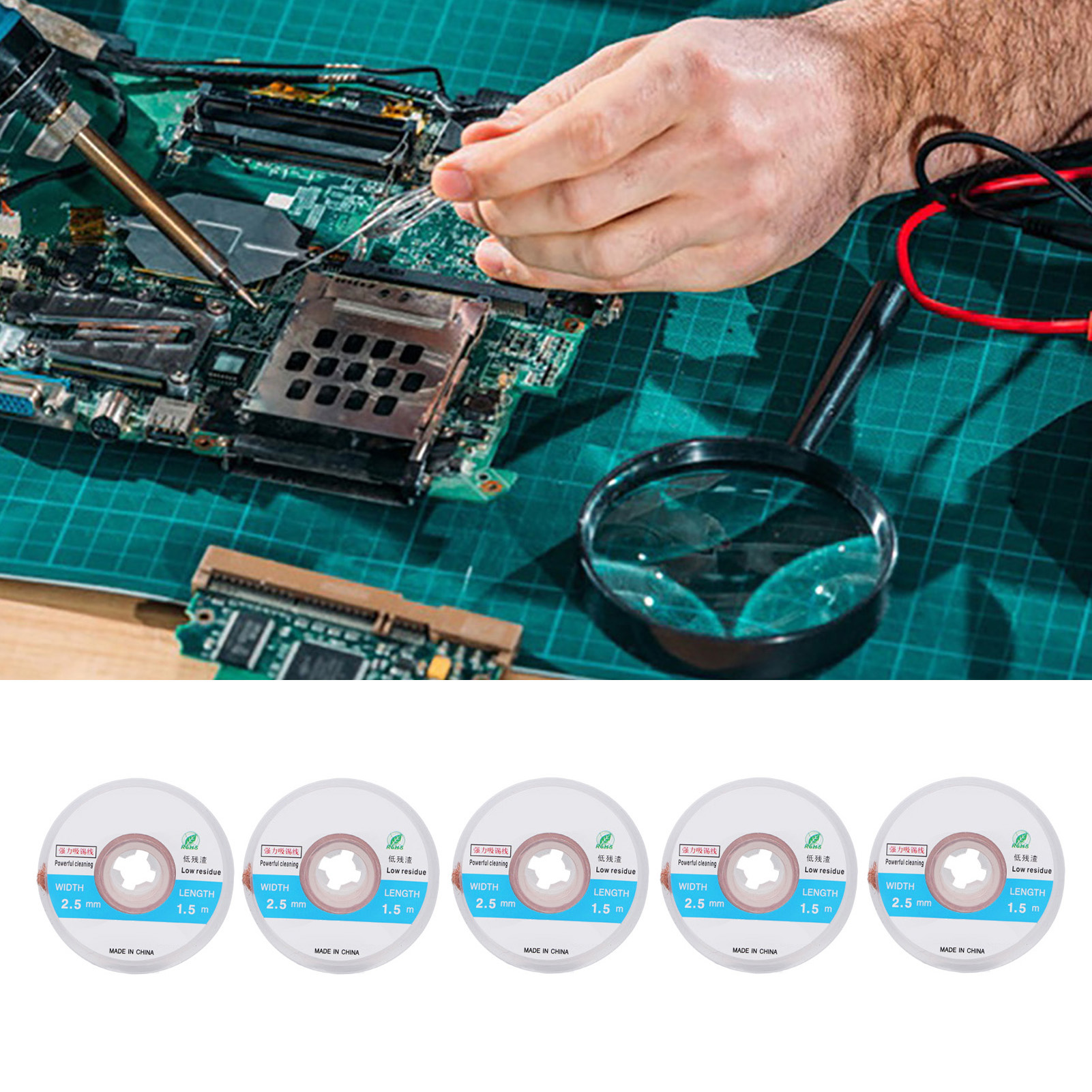 Packung Mit 5 Rückstandsarmen, Reinigungsfreien Entlötspitzen Xd-2515