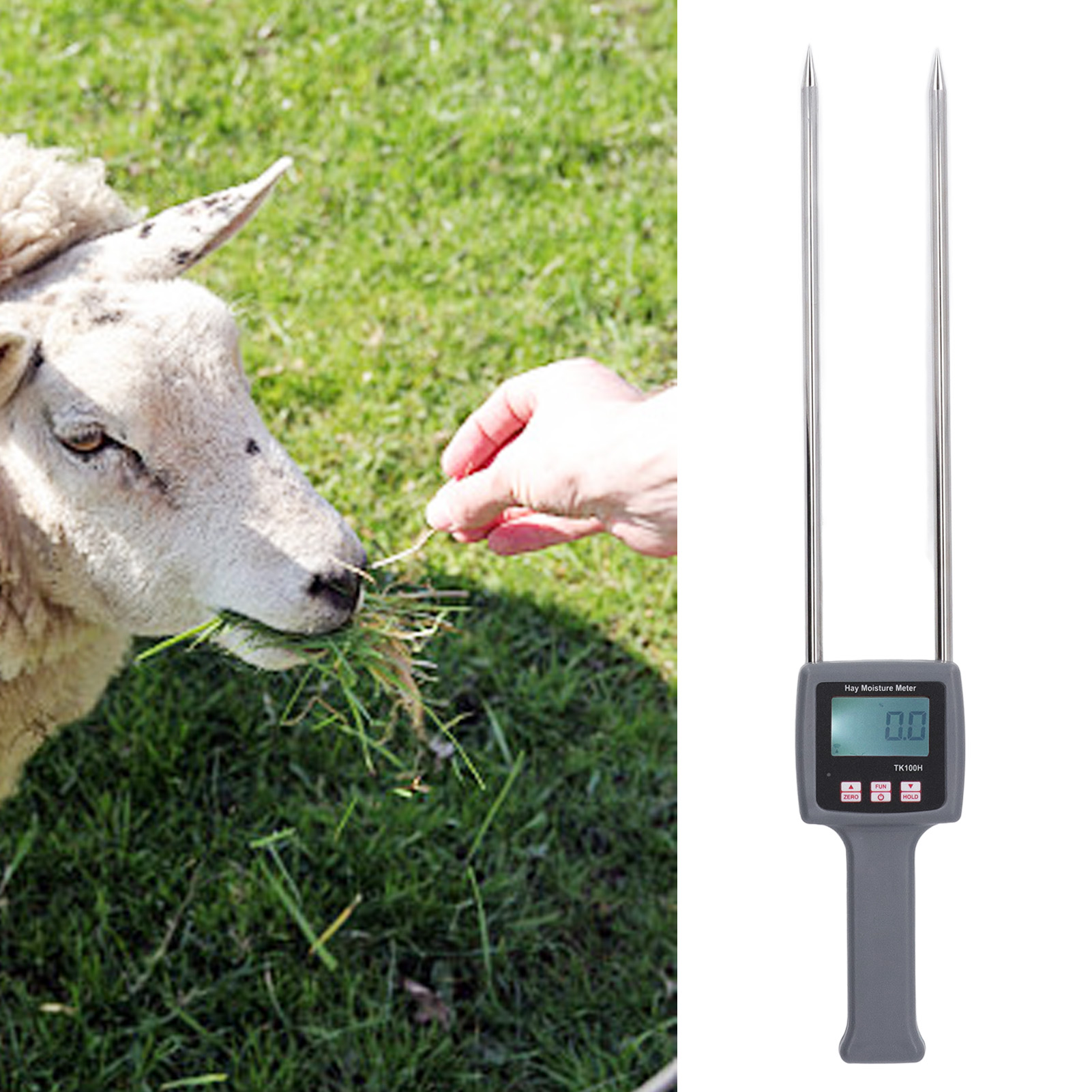 Tk100h Feuchtigkeitsmesser Und Hygrometer Für Heuballen