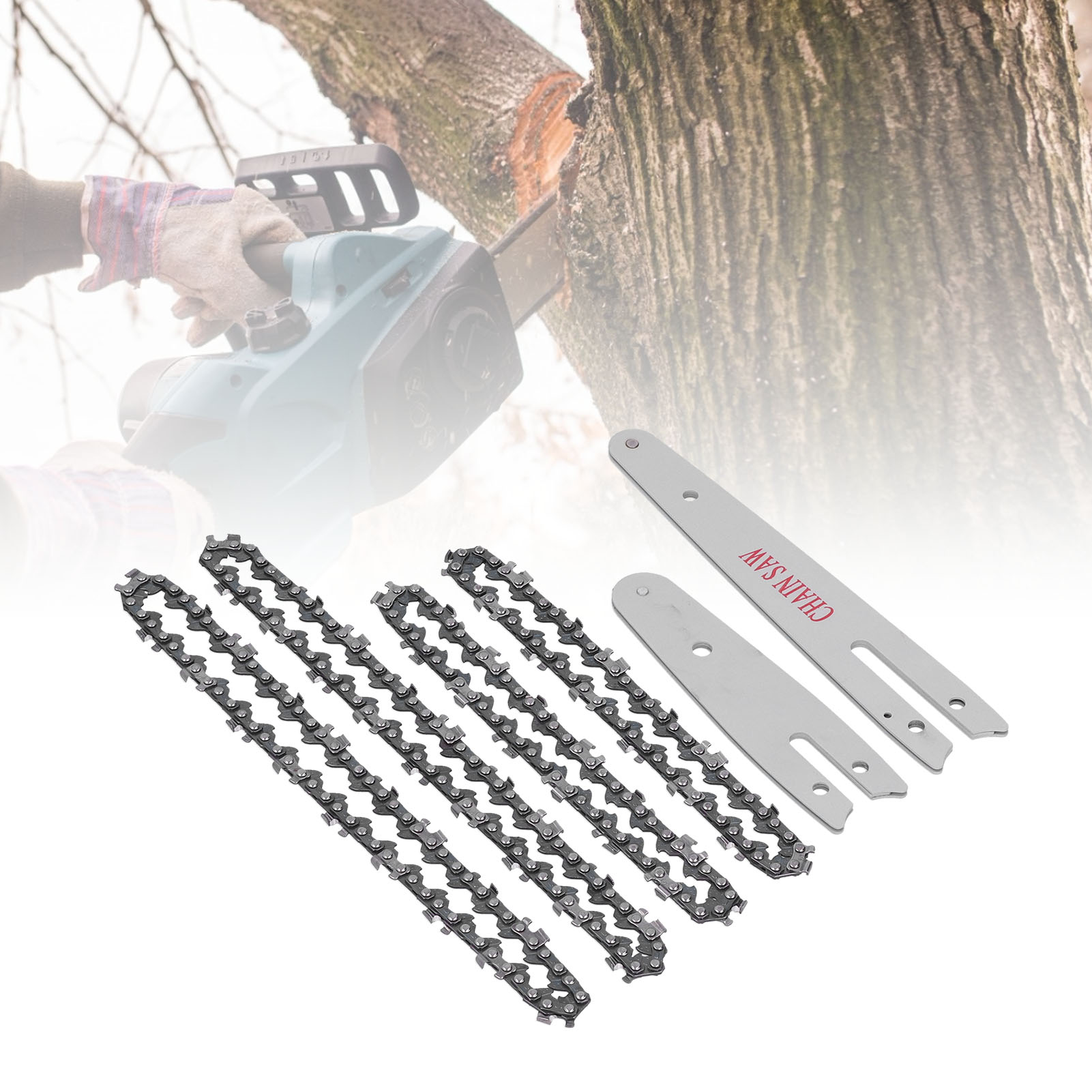 Kettensägenketten Mit 4 Und 6 Zoll Durchmesser, Universal-kettensägen, Mini-stahlkettensägen, Kettensägen Und Kettensägensets.