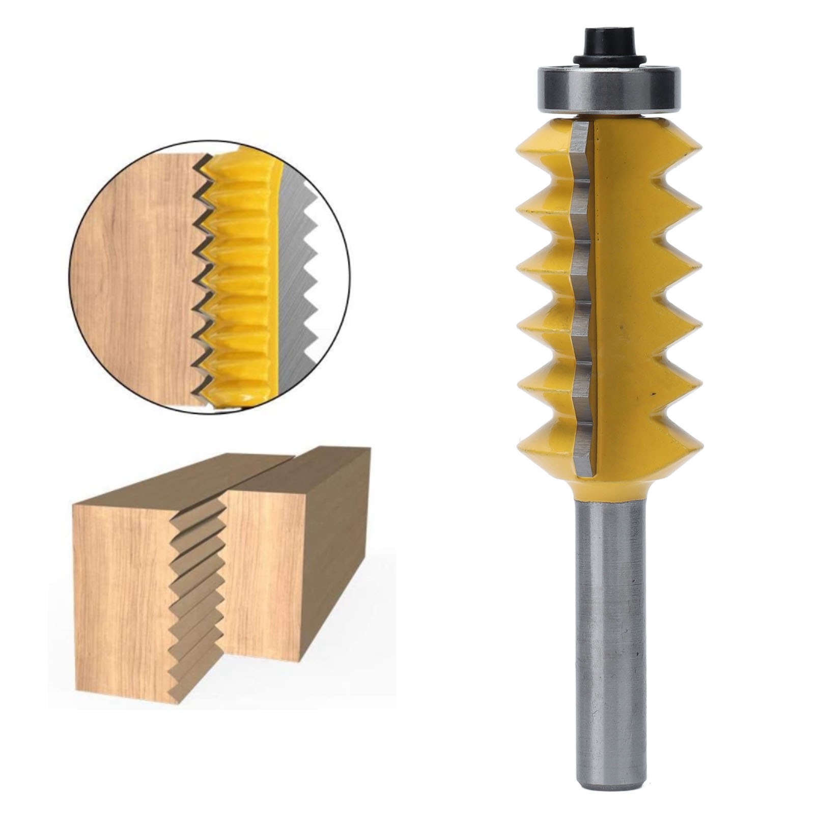 Mehrschneidiger Zapfenfräser, 8 Mm Schaft, Profilfräser Für Holzbearbeitung, Tischlerfräser, 40 Mm Wellenfräser