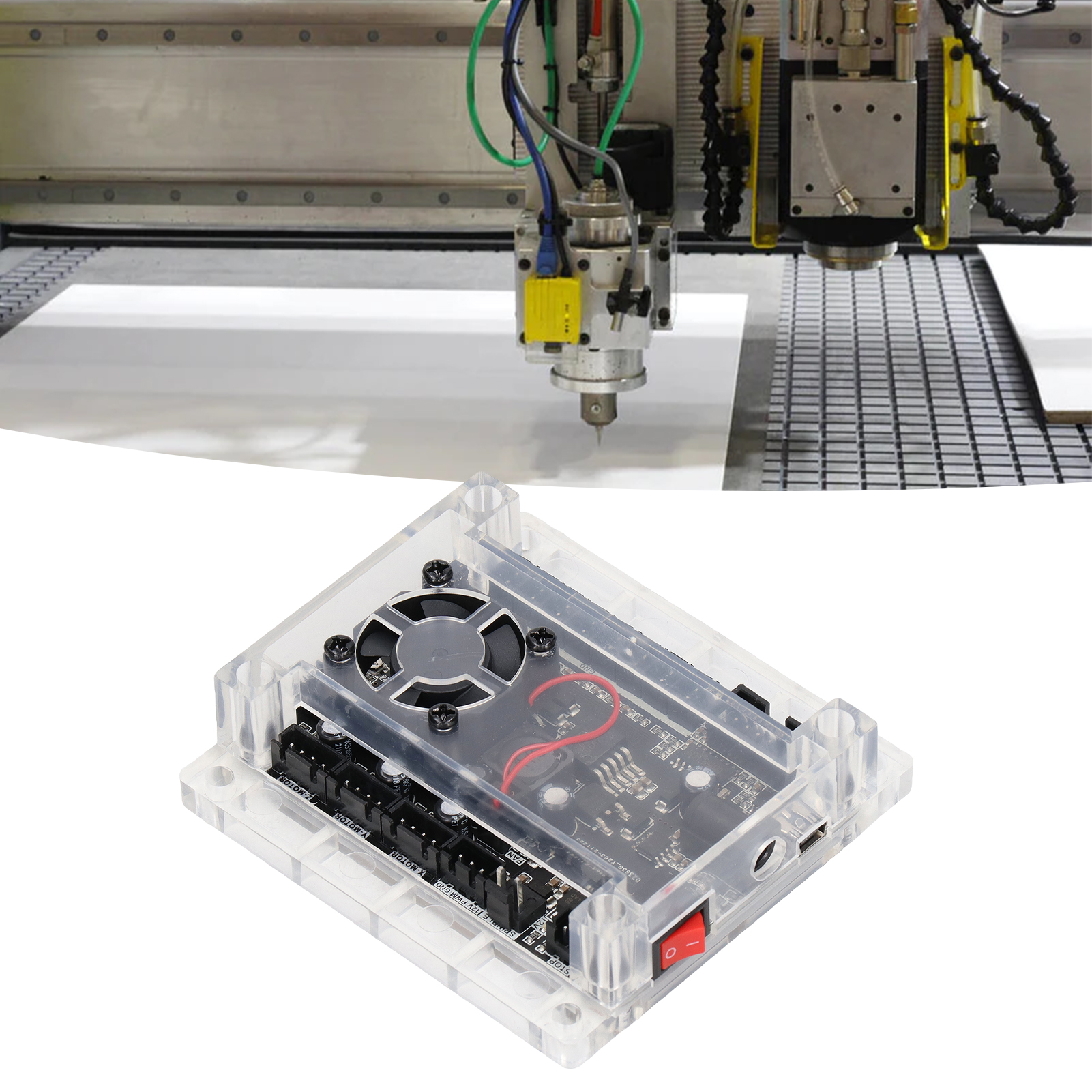 Steuerplatine Für Mini-3-achs-diy-cnc-graviermaschine Grbl 1.1f V3.4 Usb Mit Not-aus Und Endschaltern