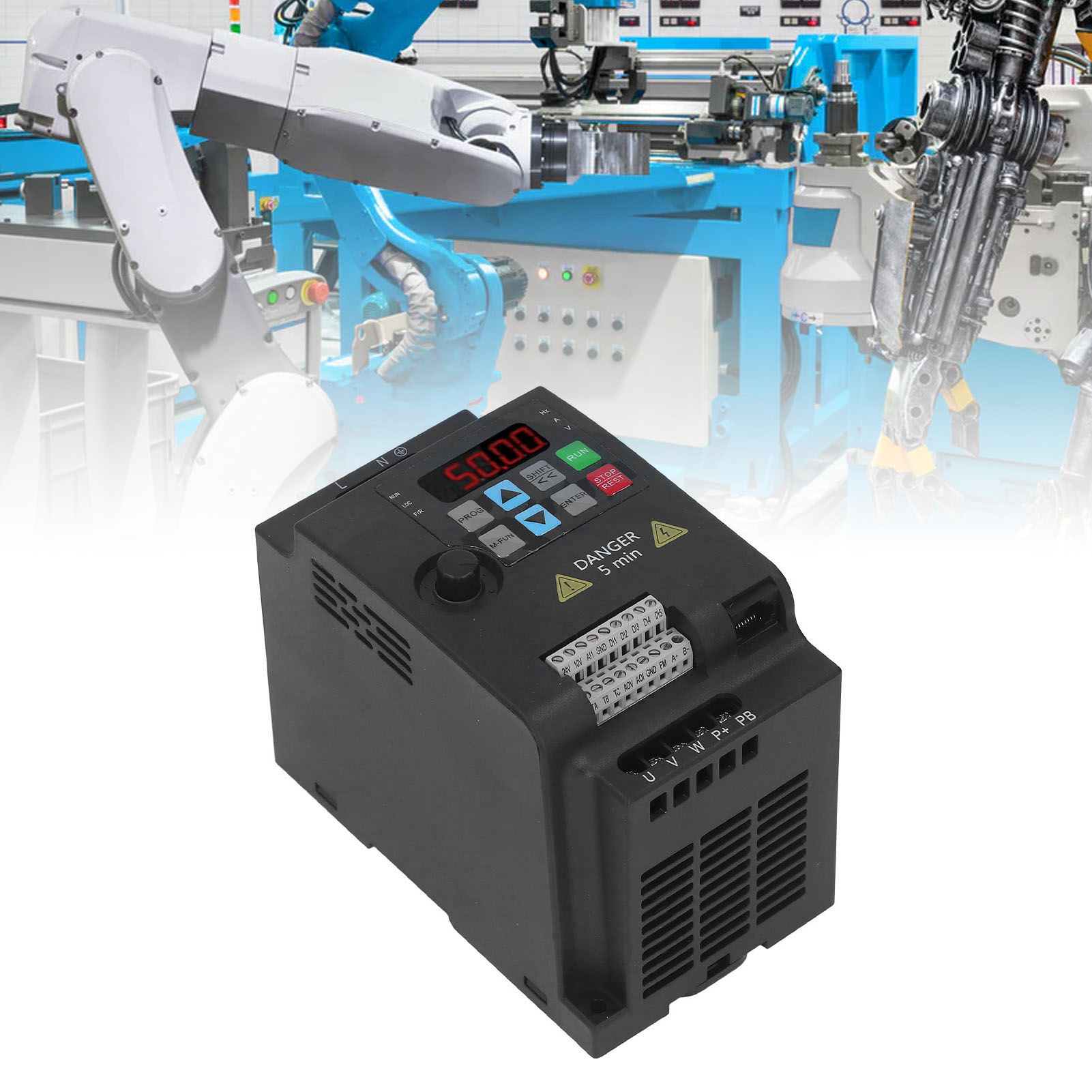 Sako 1,5 Kw Miniatur-wechselrichter Mit Niedriger Last, Einphasiger Ac220v-eingang, Dreiphasiger Ac0-220v-ausgang, Universeller Drehzahlregler Für Motoren.