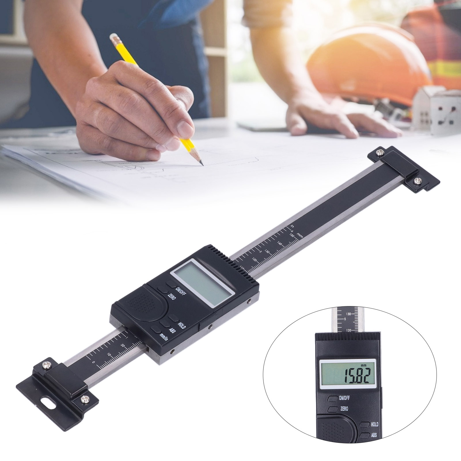 Shsiwi Ip45 Wasserdichter, Vertikaler Digitaler Messschieber, Gefertigt Für Höhenmessungen, 0-150 Mm