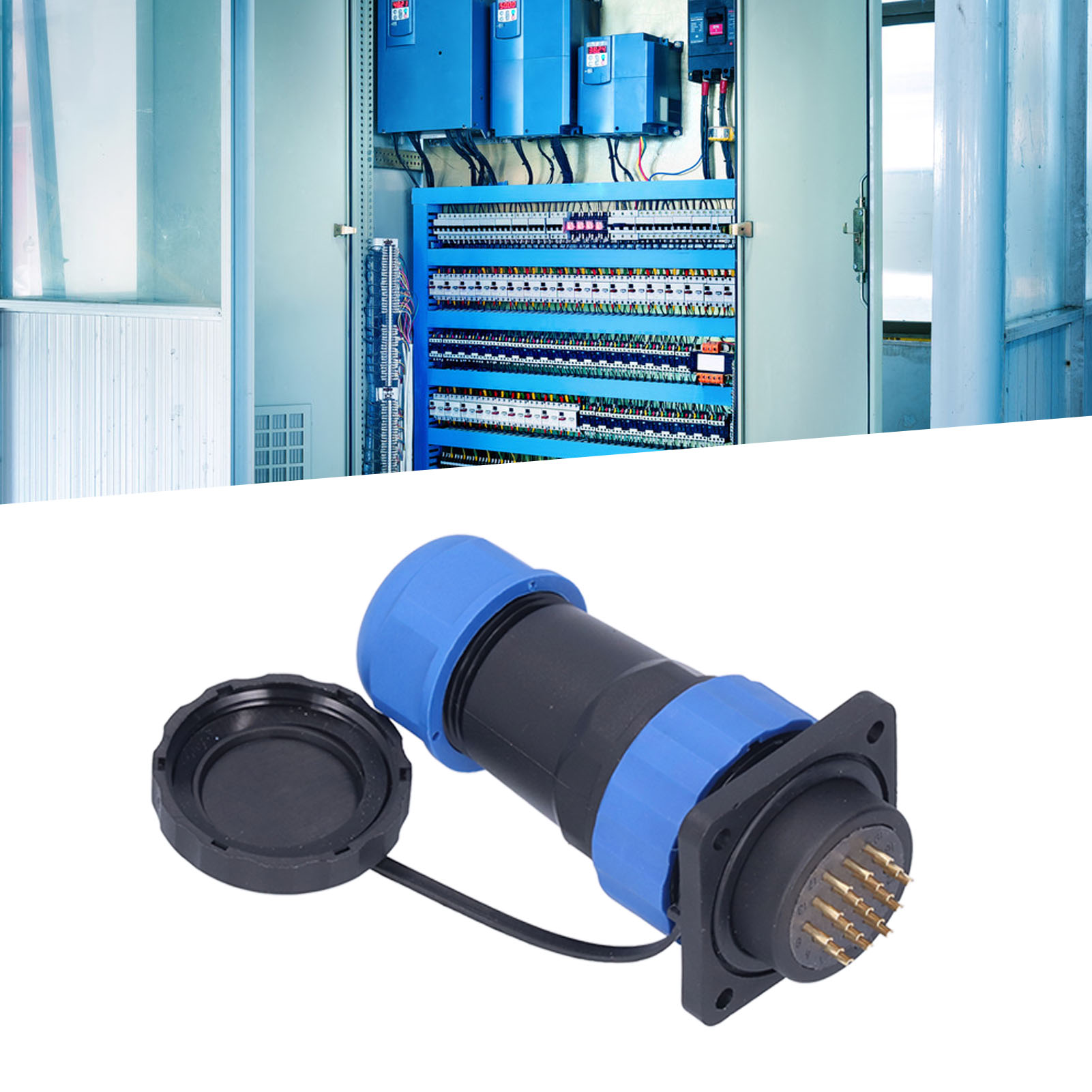 Sp28 Vierloch-quadratstecker, Ip68 Wasserdicht, Für Die Luftfahrt, Stecker Und Buchse, 250 V, 5 A, 19 Pins