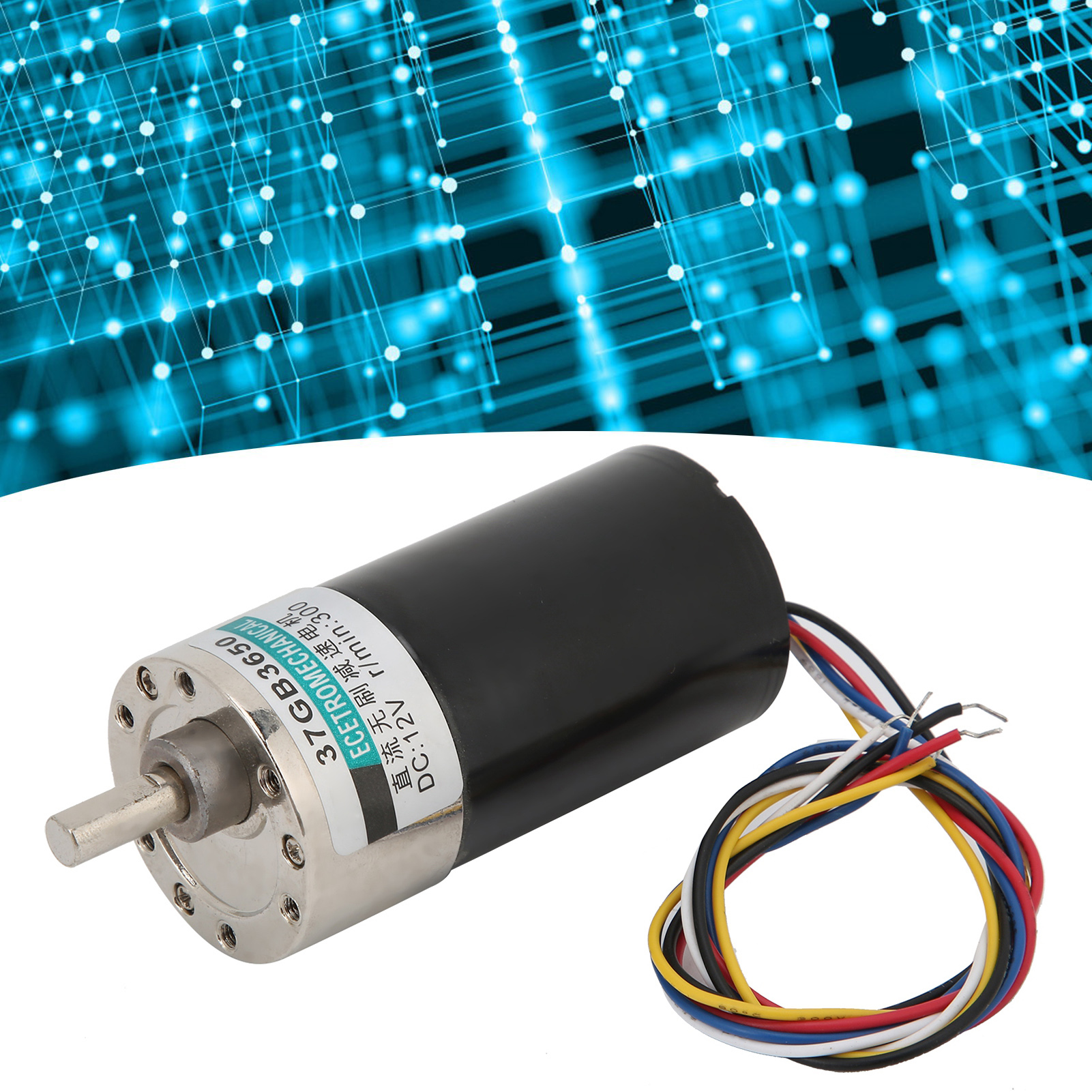 Xd-37gb3650 Bürstenloser Getriebemotor, 24 V Dc, Niedrige Drehzahl, Miniatur, Drehzahlgeregelt, Kleiner Motor (20 U/min)