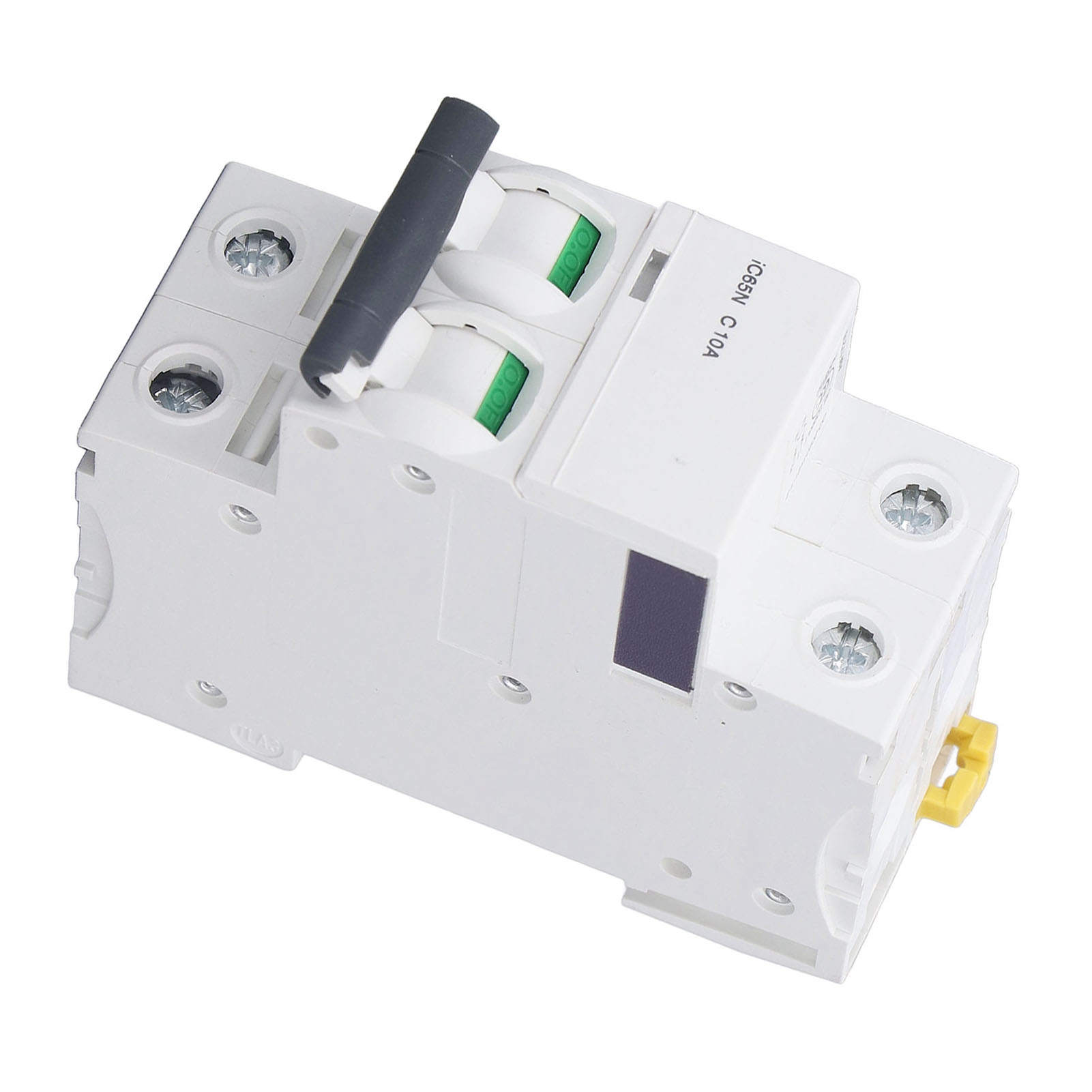 Leitungsschutzschalter Ic65n C10a 2p, 10 A, Din-schienenmontage, Niederspannung 400 V, Abschaltvermögen 6000 A, Silberkontakte