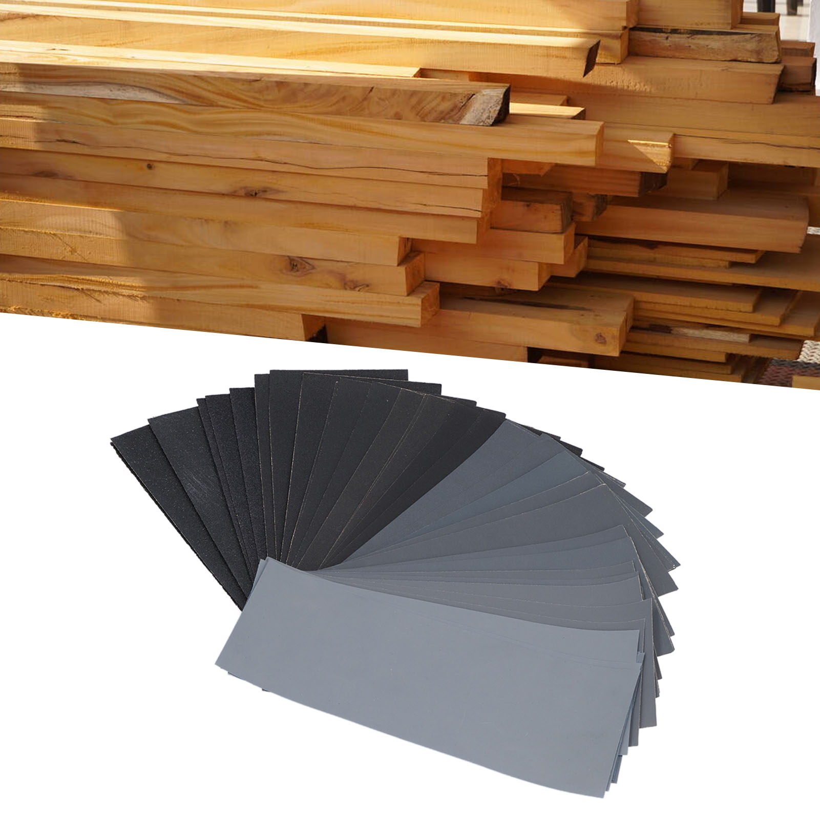 42-teiliges Set Nass- Und Trockenschleifpapier Zum Polieren Von Holz Und Metall