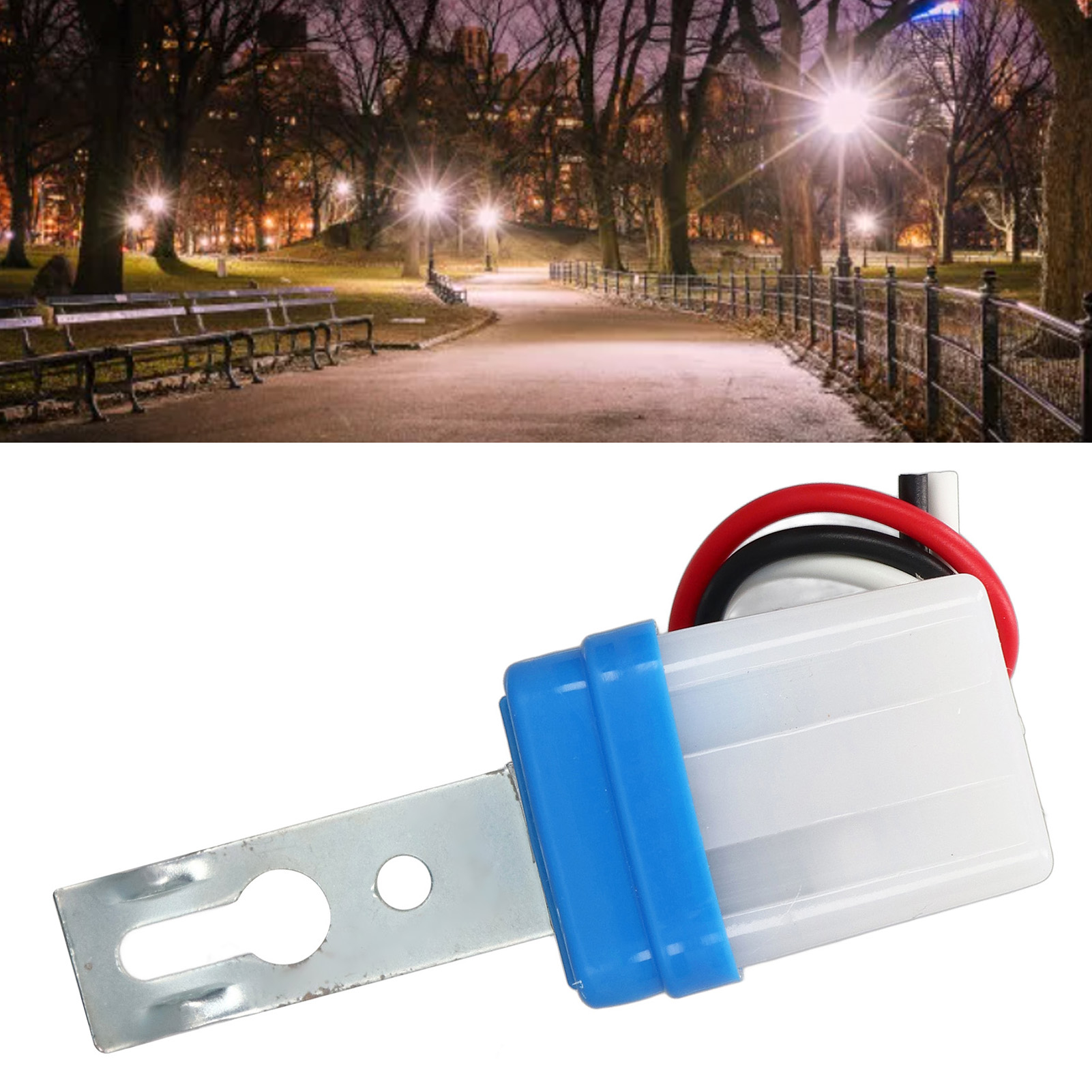 Regensicherer, Lichtaktivierter Straßenbeleuchtungsregler Mit Lichtsensor Schaltet Sich Bei Dämmerung Automatisch Ein 220 V Wechselstrom, 10 A