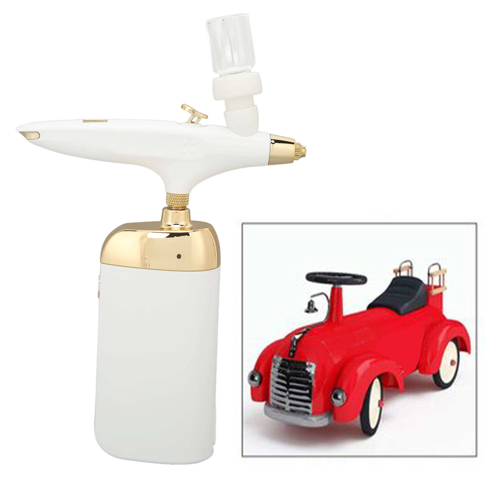 Hb08 Tragbares Sauerstoffspray Für Das Gesicht, Ideal Für Modellbau. Tragbarer Sauerstoffinjektor, Wiederaufladbarer Und Tragbarer Sauerstoff-in-wasser-analysator, Weißes Set.
