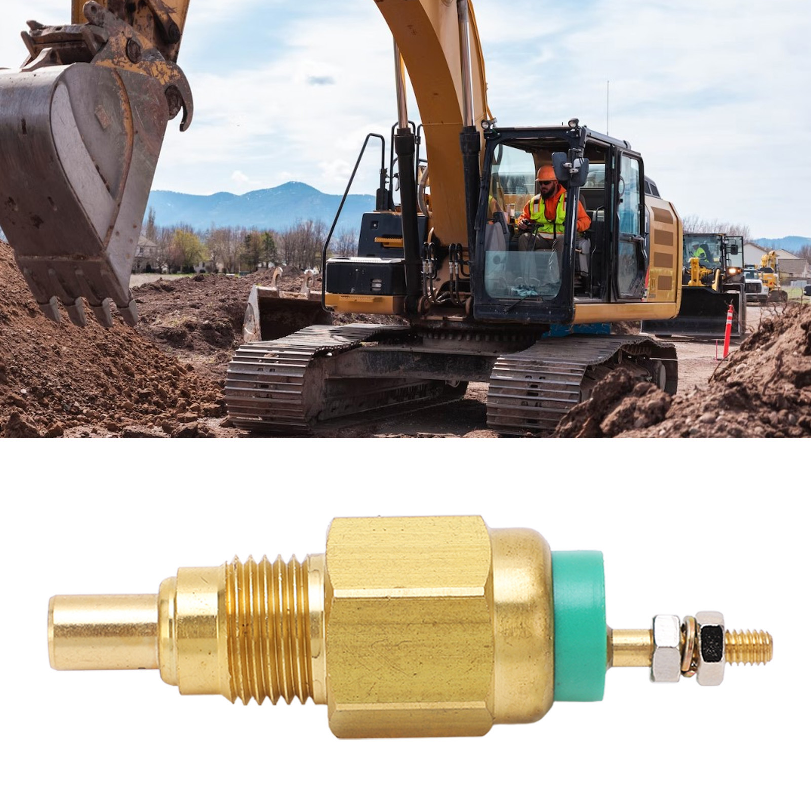 Wassertemperatursensor 8-97125601-1 Kompatibel Mit Dem Hitachi Ex200-5 Hydraulikbagger