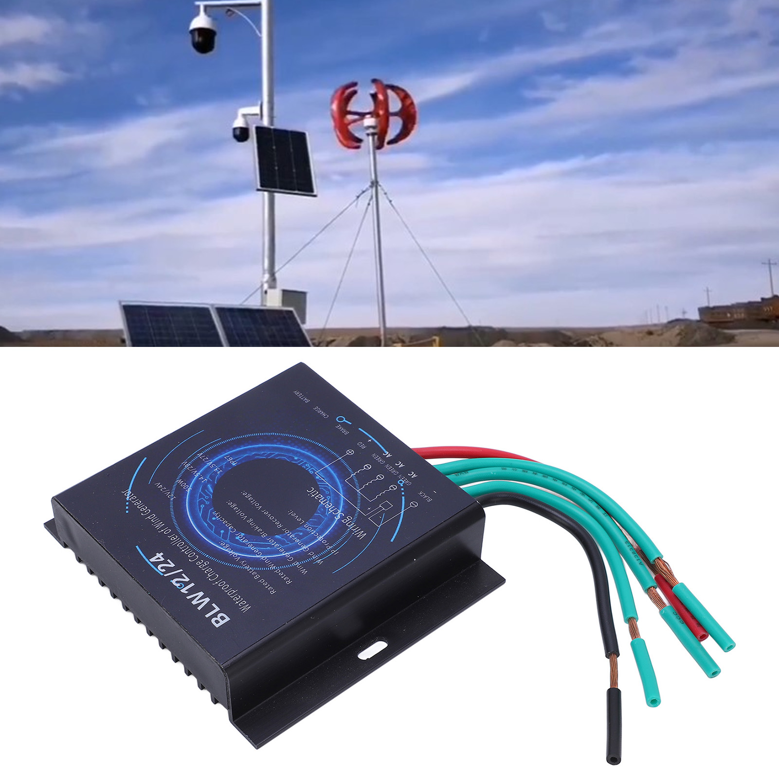 500w 12/24v Windturbinengenerator-steuerung