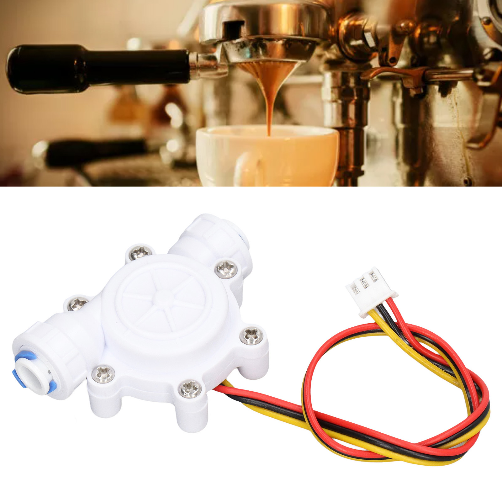 S305 Xh-3p 25 Cm Kabel, 180°-durchflusssensor Für Kaffeemaschinen Und Wasserspender, Pagodenschnittstelle, Hall-effekt-sensor