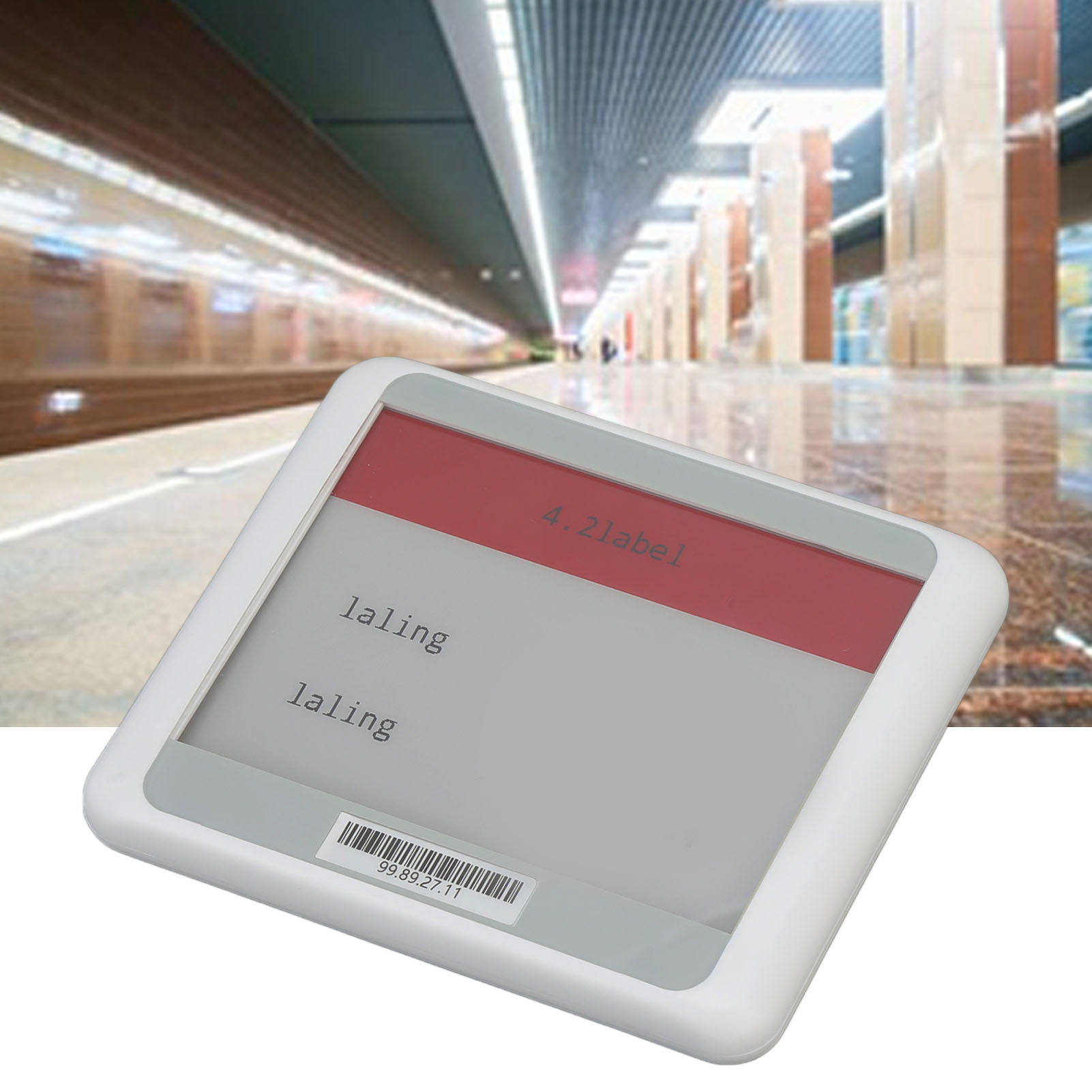 Elektronisches Preisschild (esl) Mit 4,2-zoll-e-paper-farbbildschirm, Tft-bildschirm, Geringem Stromverbrauch, Bluetooth-verbindung, Farben: Schwarz, Weiß Und Rot.