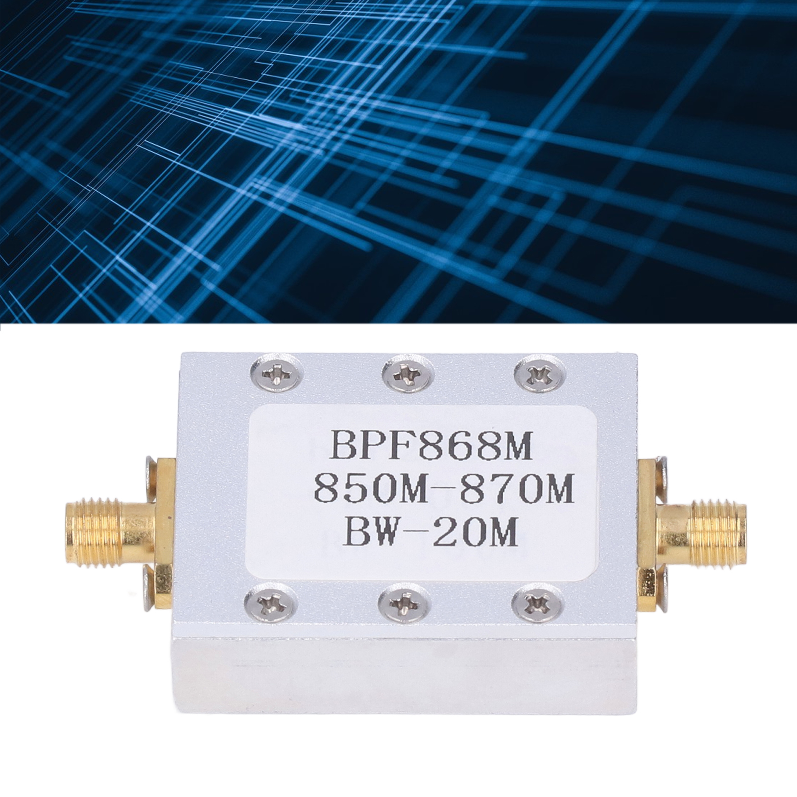 Bpf868m Bandpassfilter Mit Sma-k-entstörungsschnittstelle Und Gehäuse
