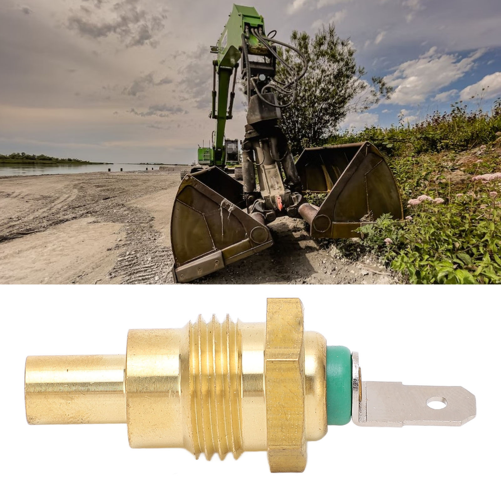 Yt52s00001p1 Wassertemperatursensor Kompatibel Mit Kobelco Sk200-6e, Sk200-6 Und 6d31.