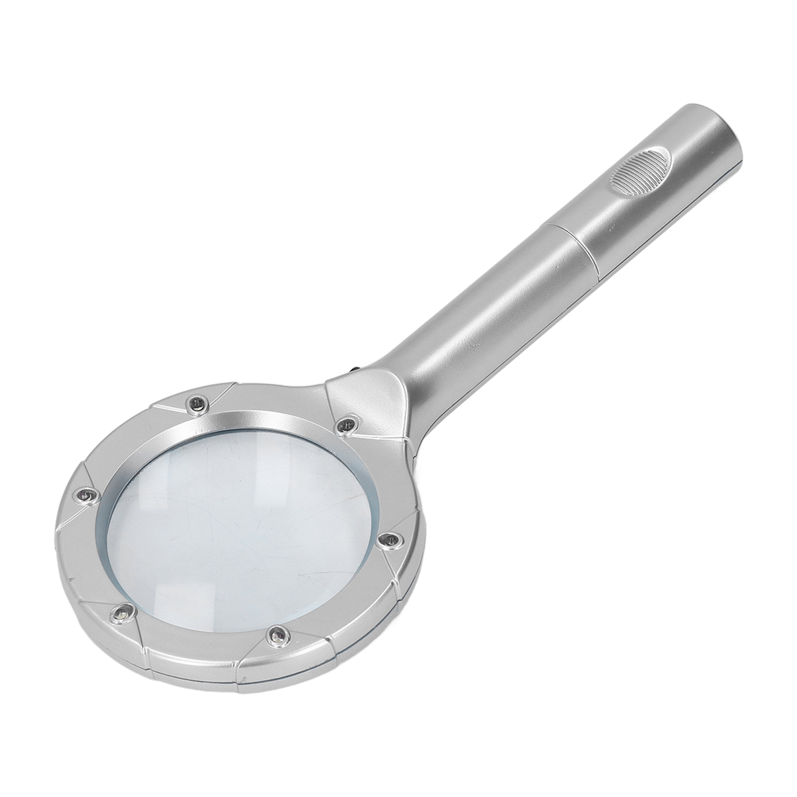 8b-1 Tragbare Optische Leselupe Mit 6 Leds Und 4-facher Glaslinse