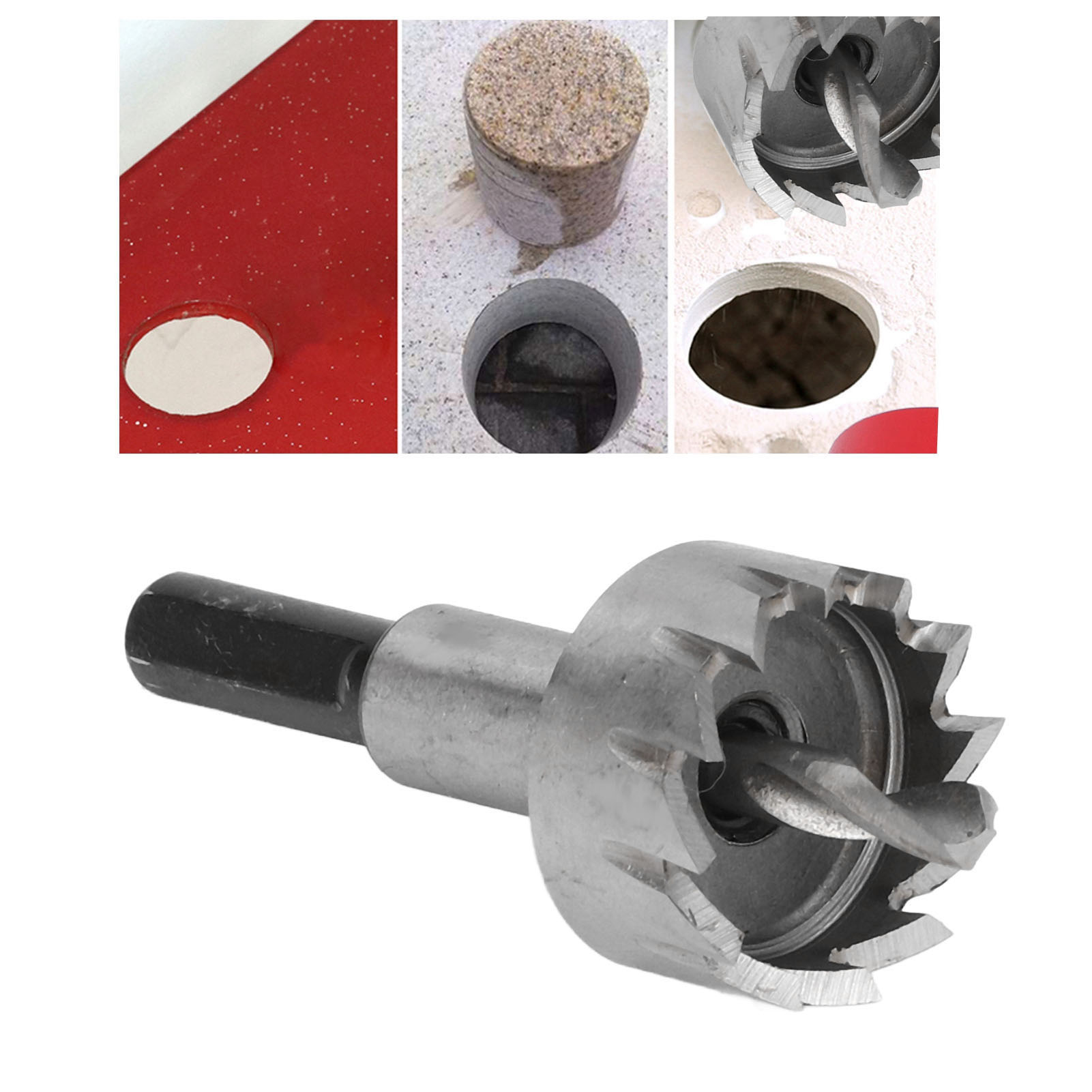 Lochsäge Für Holzbearbeitung, Aufweitbohrer Für Metall, 26-mm-bohrer Für Dicke Eisenplatten (wird In Luftpolsterfolie Verpackt Geliefert)
