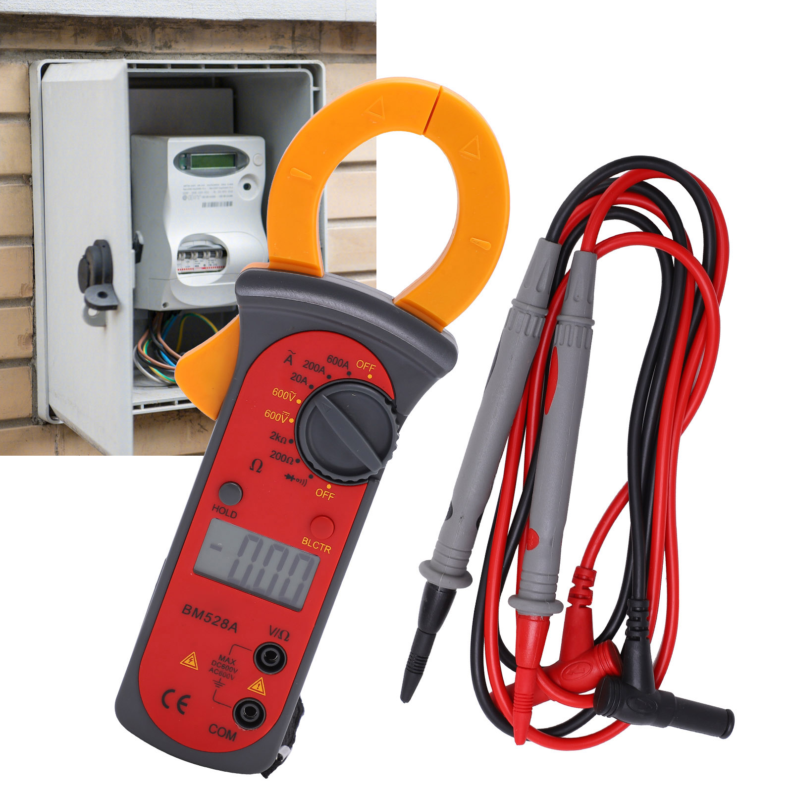 Bm528a 600 A/600 V Ac/dc Digitales Zangenmessgerät
