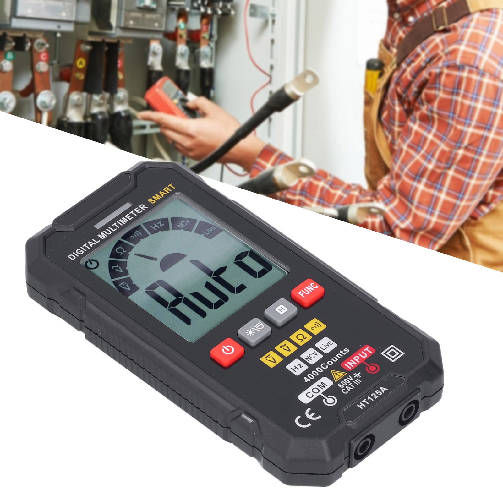 Ht125a Digitalmultimeter, Tragbares Multimeter, Intelligentes Digitaldisplay-multimeter