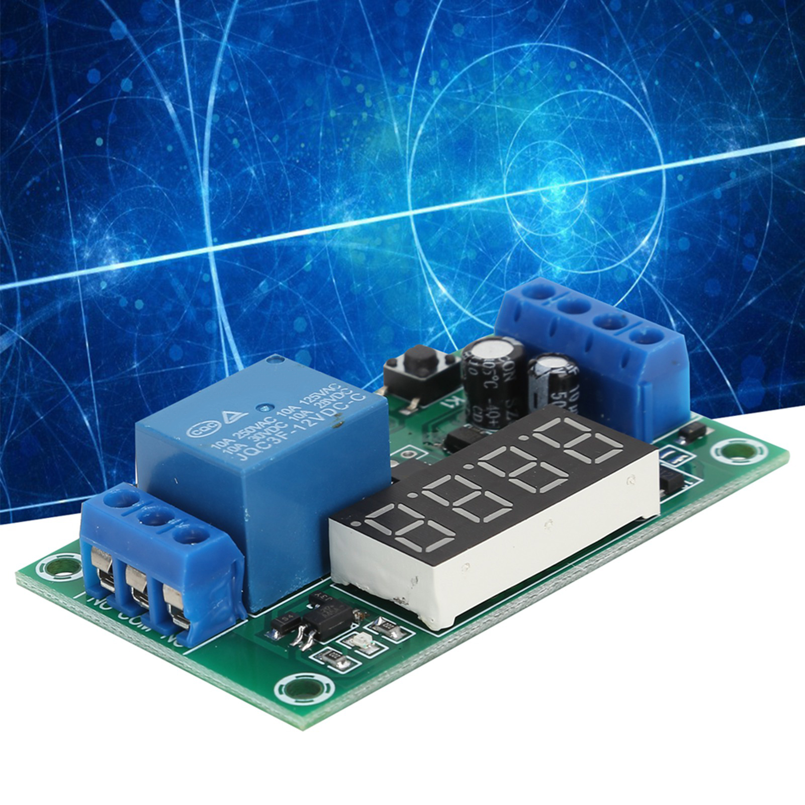 Zeitverzögerungsschaltung Mit Zyklischer Triggerung Und Abschaltverzögerung Des Yyc-2s Dc12v-relaismoduls