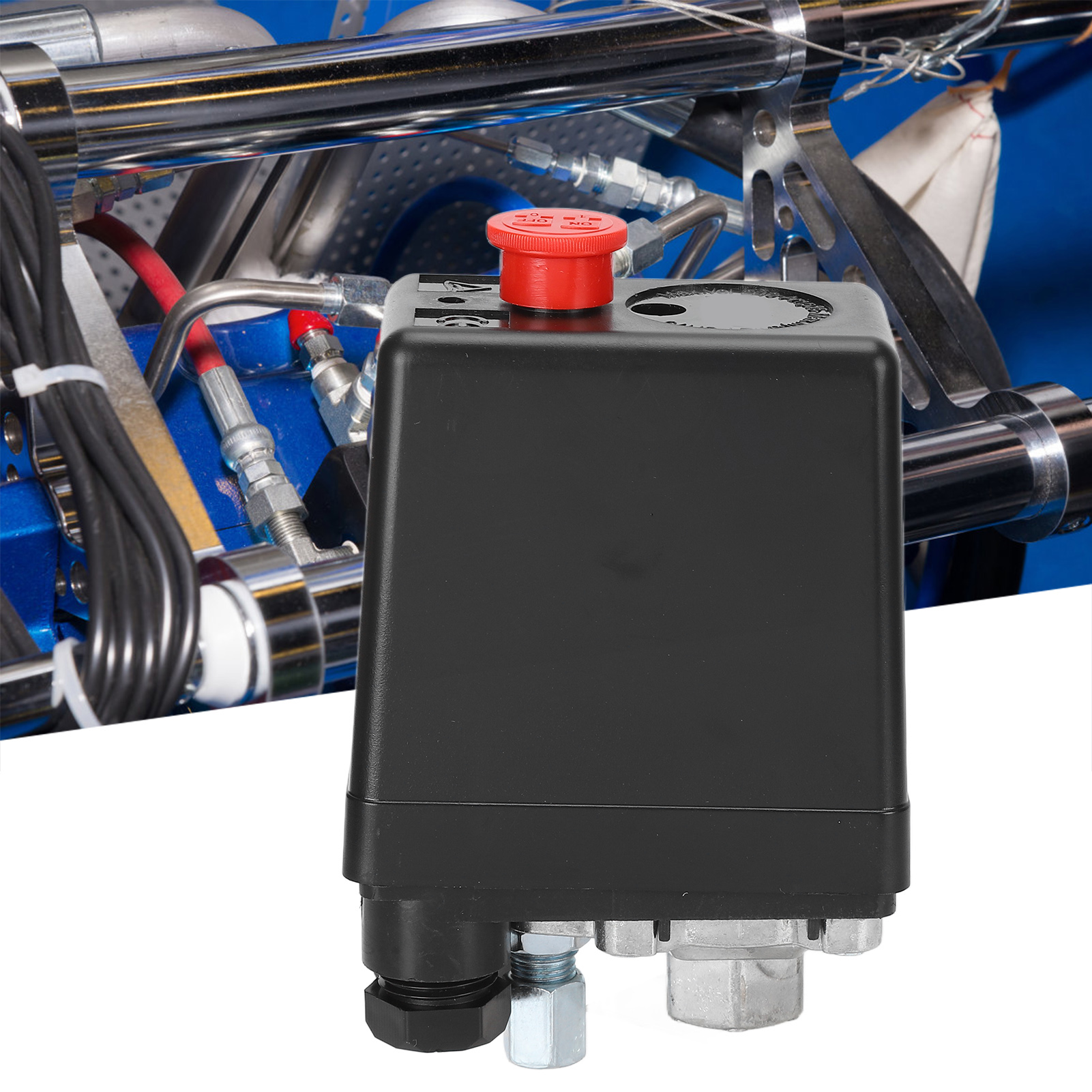 Fb-301 Fubang Fbang 220v 0,5-0,8m Luftkompressor-druckschalter, Automatischer Luftpumpen-druckregler, Einzelloch-durchgangsanschluss.