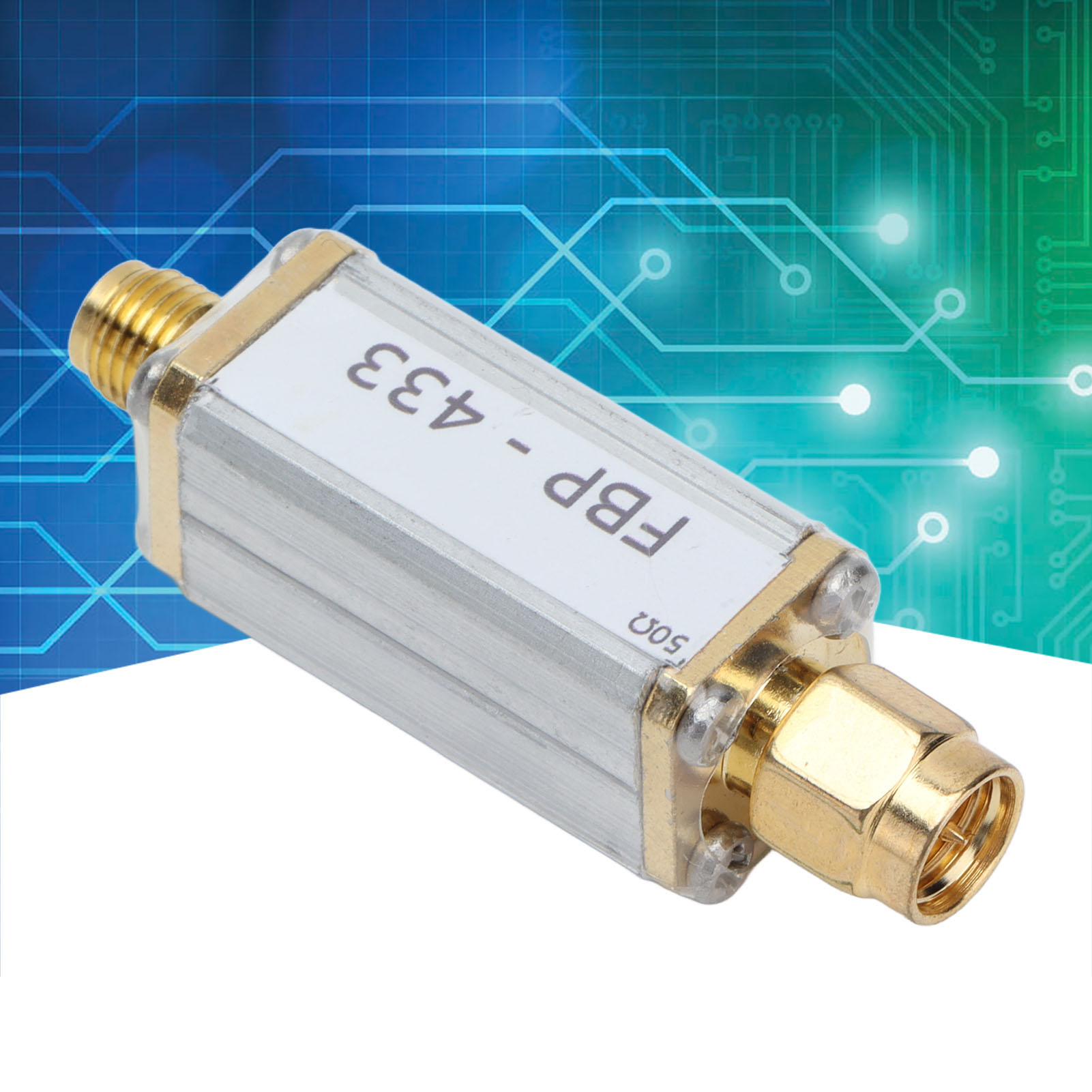 Der Fbp-433 Verfügt Über Einen Ultrakompakten 433-mhz-bandpassfilter Und Ist Für Die Verwendung Mit Videoübertragungsempfängern Mit Sma-schnittstelle Konzipiert.