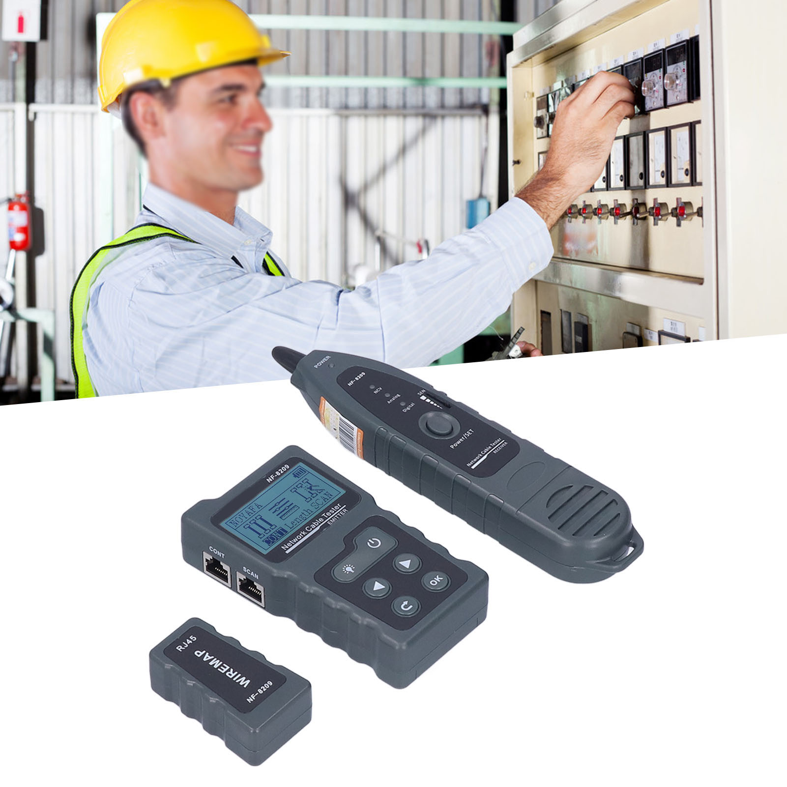 Noyafa Nf-8209 Netzwerkkabeldetektor/kabelortungstester/poe-störfestigkeit