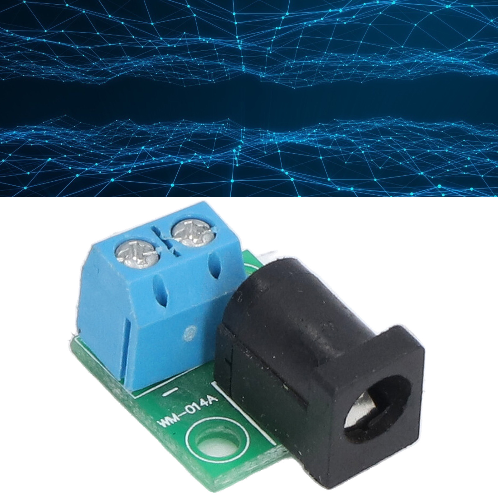 Gleichstromadapter 5,5 X 2,1 Mm, Kompatibel Mit 5,5 X 2,5 Mm Und 5,08 Mm Steckern (2 Blaue Pins).