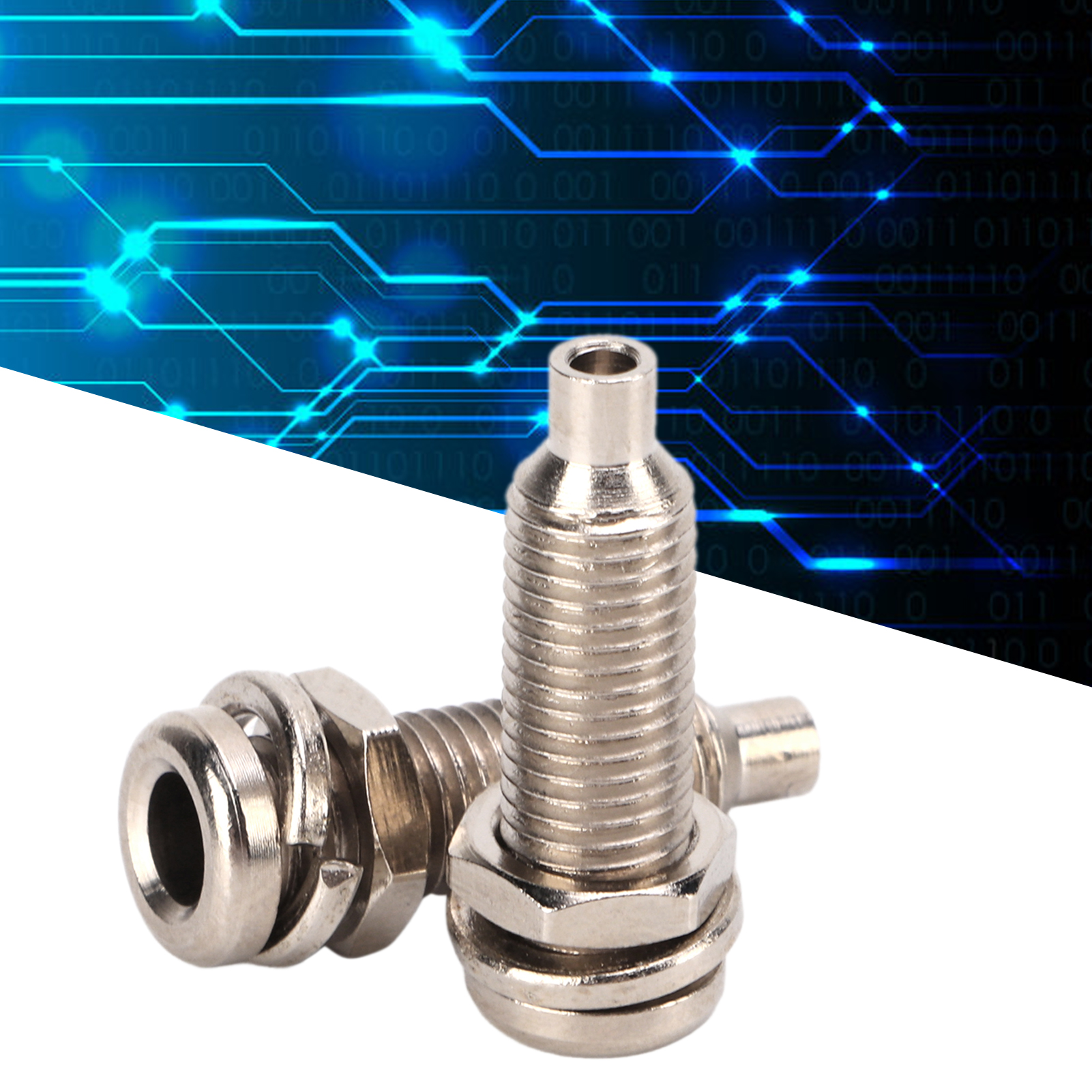 J.400094mm Bananenstecker Aus Reinem Kupfer, M6 Sechskantmutter, Buchse Für Lochplatten, Verkauft In 10er-packungen.