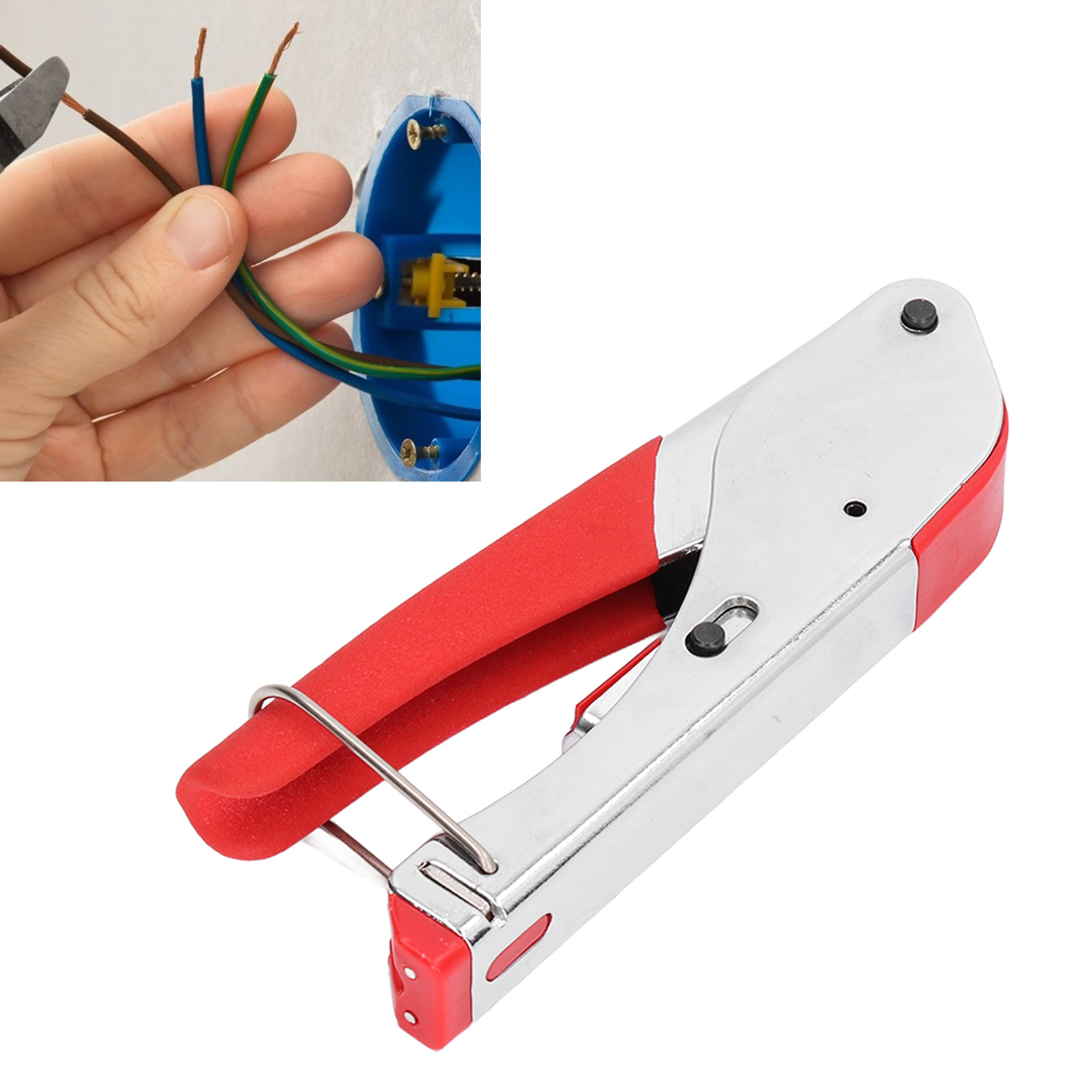 Kaltcrimpwerkzeug Für F-stecker-koaxialkabel, Crimpwerkzeug Für Rg59/rg6-kabel Sq-518a