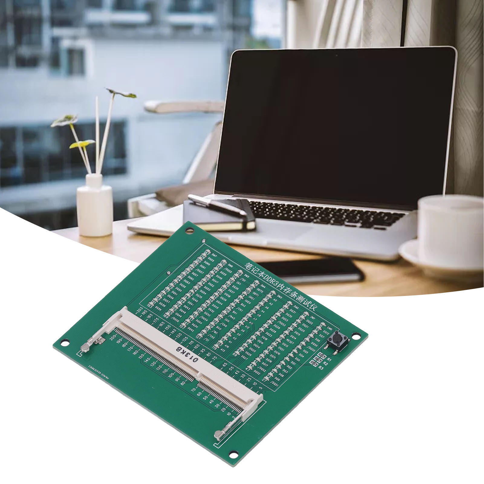 Led-tester Für Laptop-speicherleisten, Fehlerdiagnoseplatine, Testgerät Für Laptop-speicherschaltungen, Widerstandsmessplatine, Ddr3