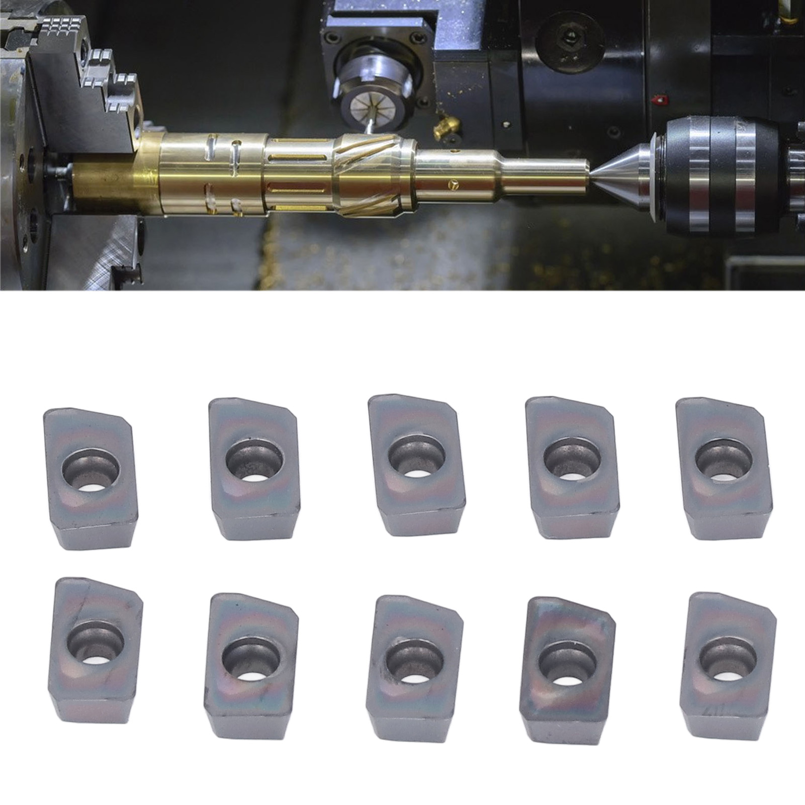 Apmt1135pder-h2 Cnc-fräseinsätze Aus Siebenfarbig Gehärtetem Hartmetall