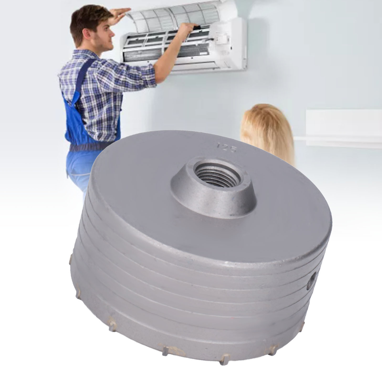 Elektrischer Bohrhammer Für Wand- Und Betonlöcher, Zum Bohren Und Aufweiten Von Klimaanlagenlöchern, 125 Mm