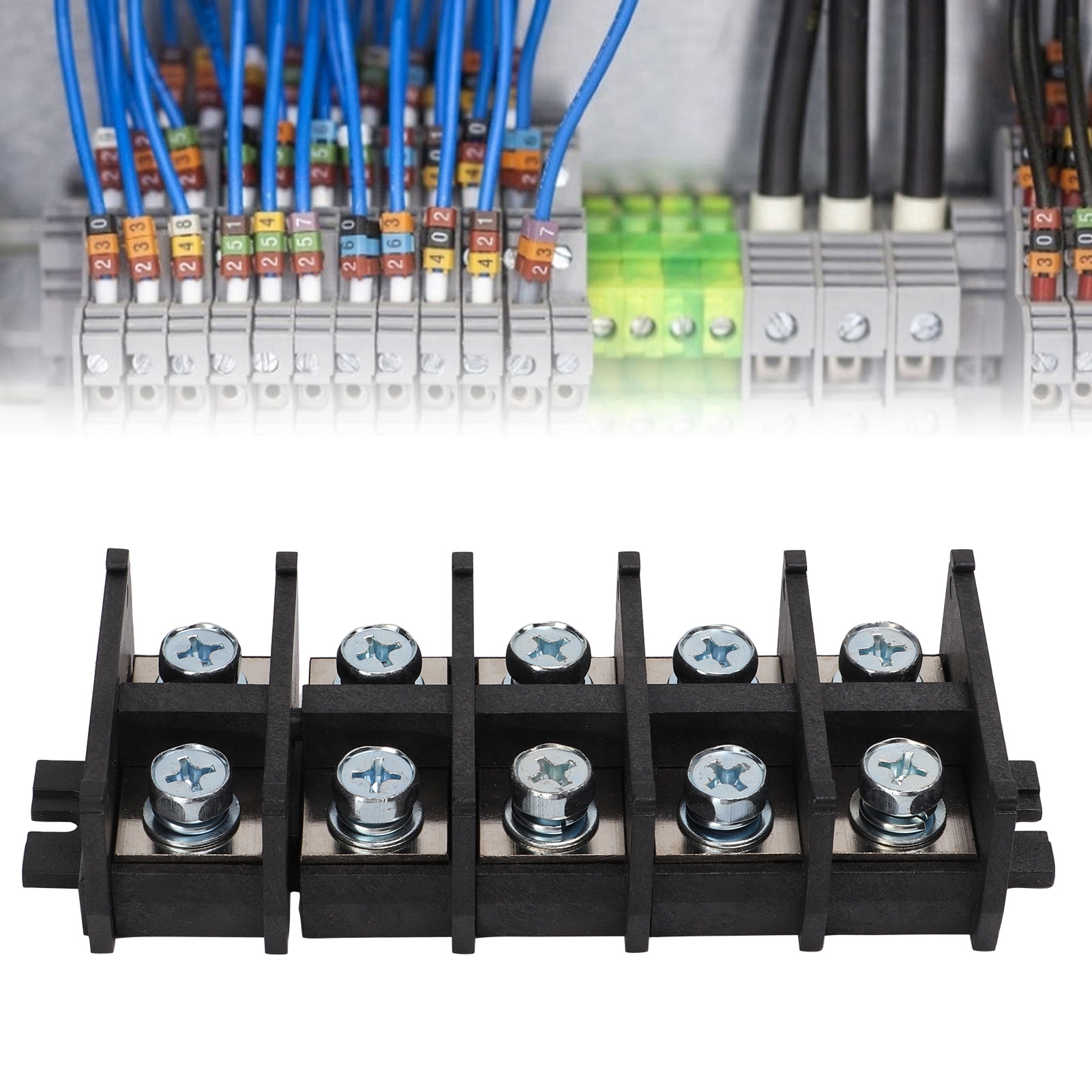 Berm/belme Tbc-200 Einlagige Klemmenleiste, Kartenbauweise, Mit Interner Kupferklemmschiene, 200 A/600 V