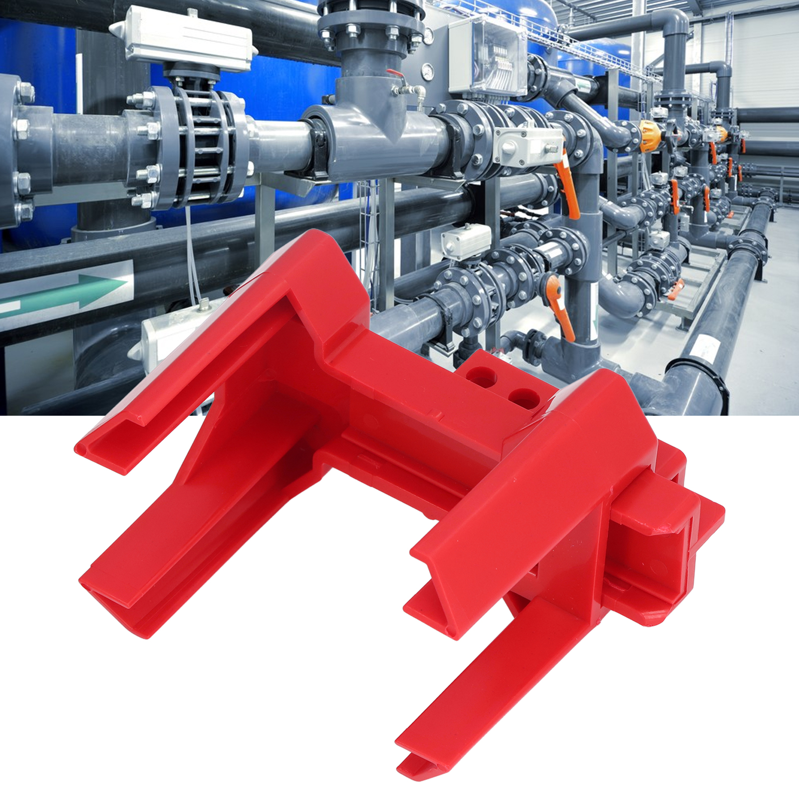 Verstellbare Verriegelung Für Industrielle Kugelhähne Asbv-01, Sicherheitsverriegelung Für Kugelhähne, Griffverriegelung Für Rohrleitungskugelhähne (loto).