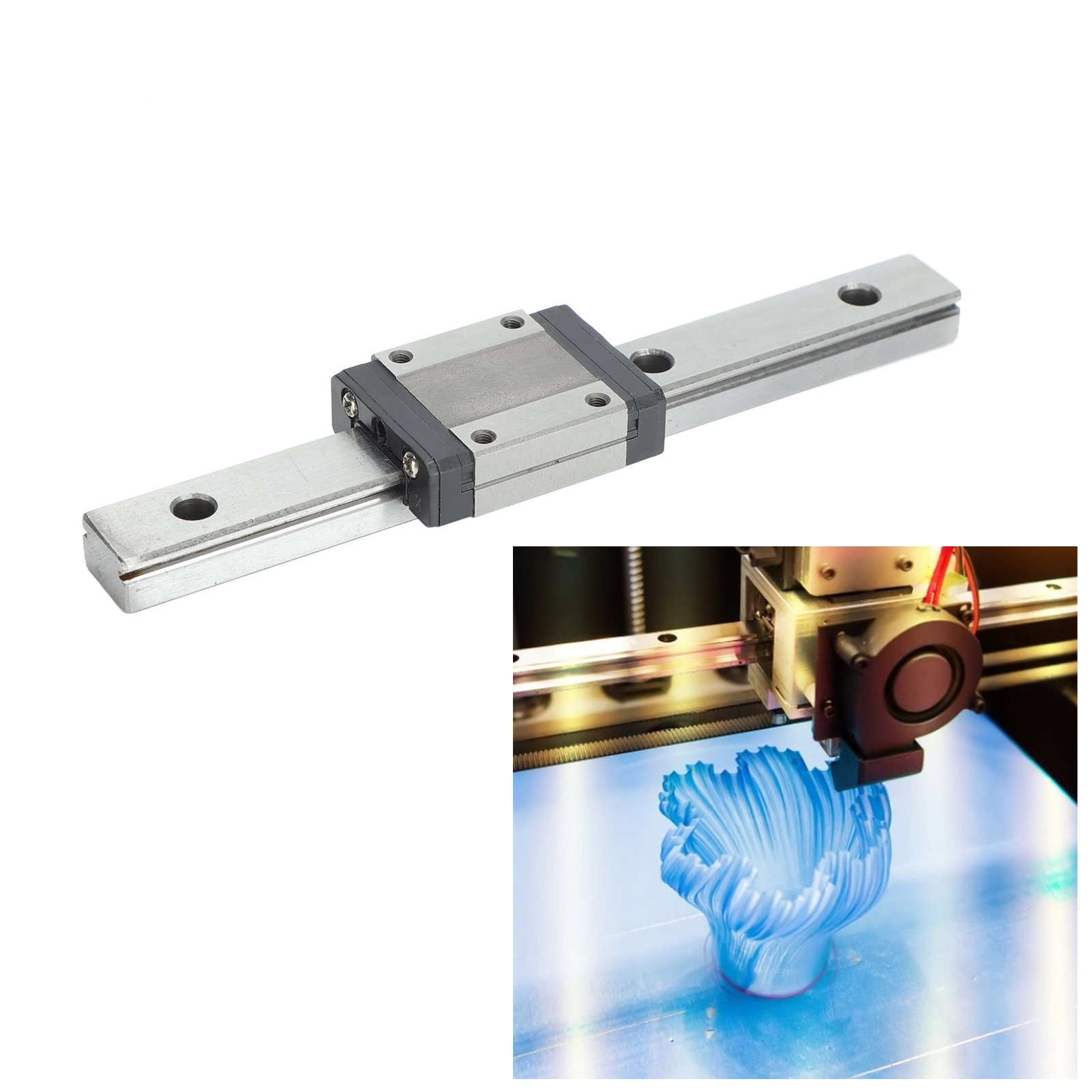 Mgn15c Miniatur-linearführungsschiene Für Cnc-teile, 150 Mm