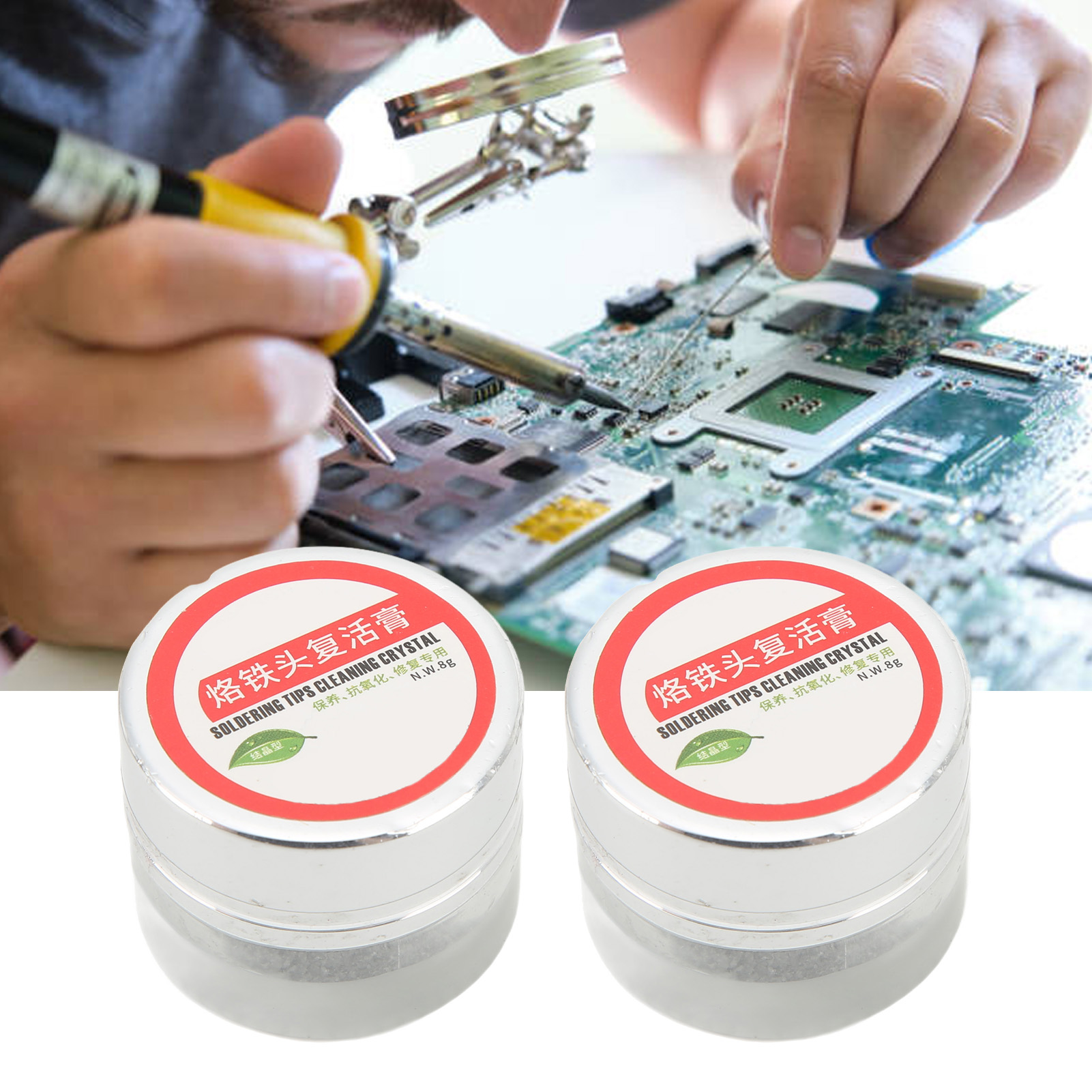 Packung Mit 2 Dosen À 8 G Lötspitzen-regeneratorpaste