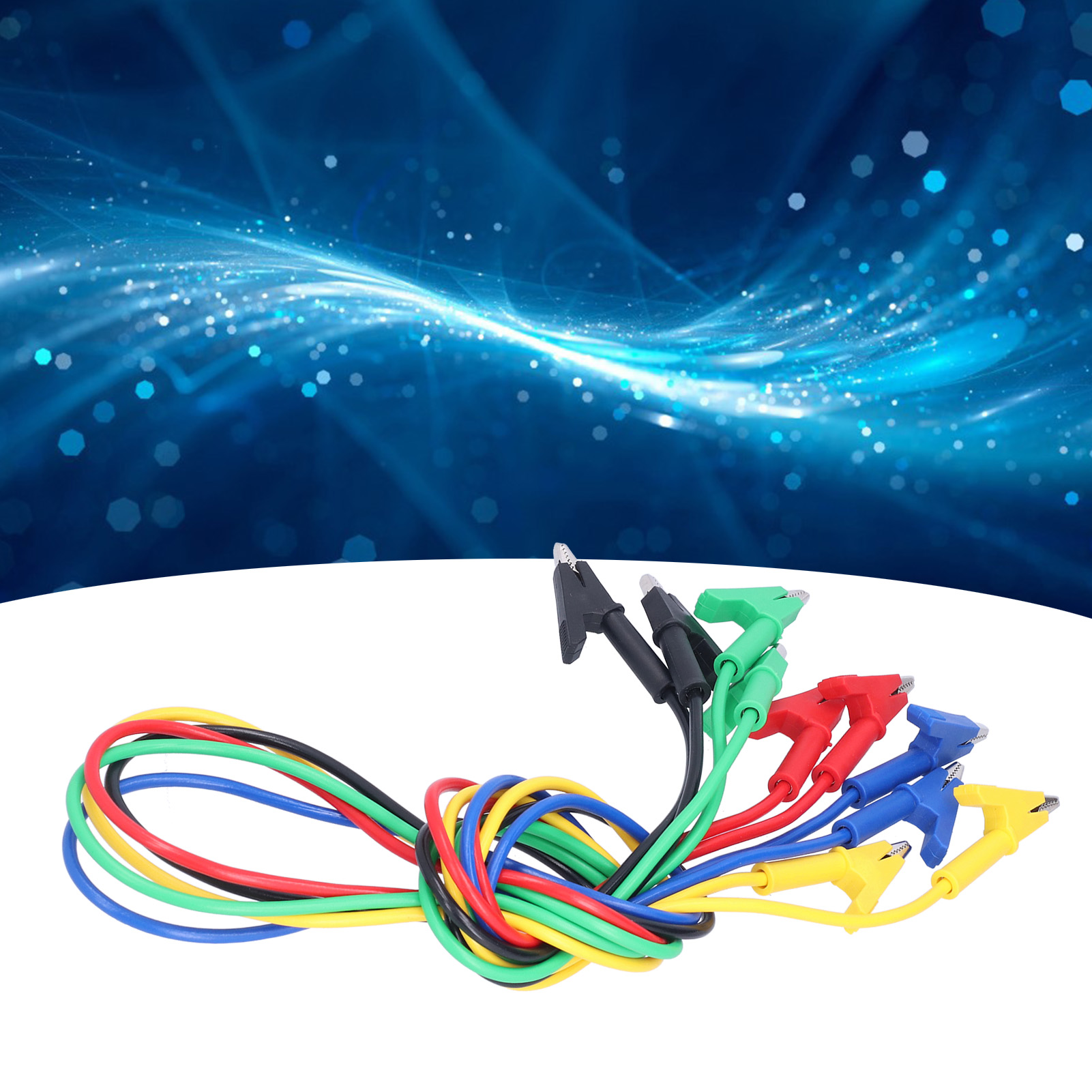 J70036 Krokodilklemmen-prüfkabel, Doppel-kupferklemmenstecker