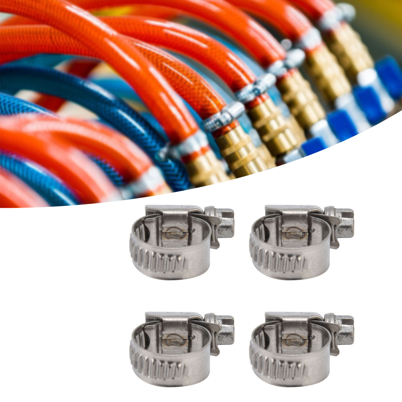 30 Stück Pro Packung, Schlauchschellen Nach Deutscher Bauart, Flexible Schlauchschellen Nach Deutscher Bauart, 8-16