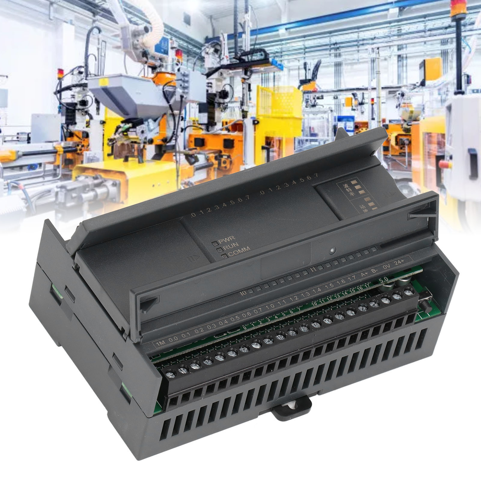 Industriesteuerplatine Mit Rs485-kommunikationsschnittstelle, 16 Eingängen, 16 Ausgängen, Transistor, Dc24v.