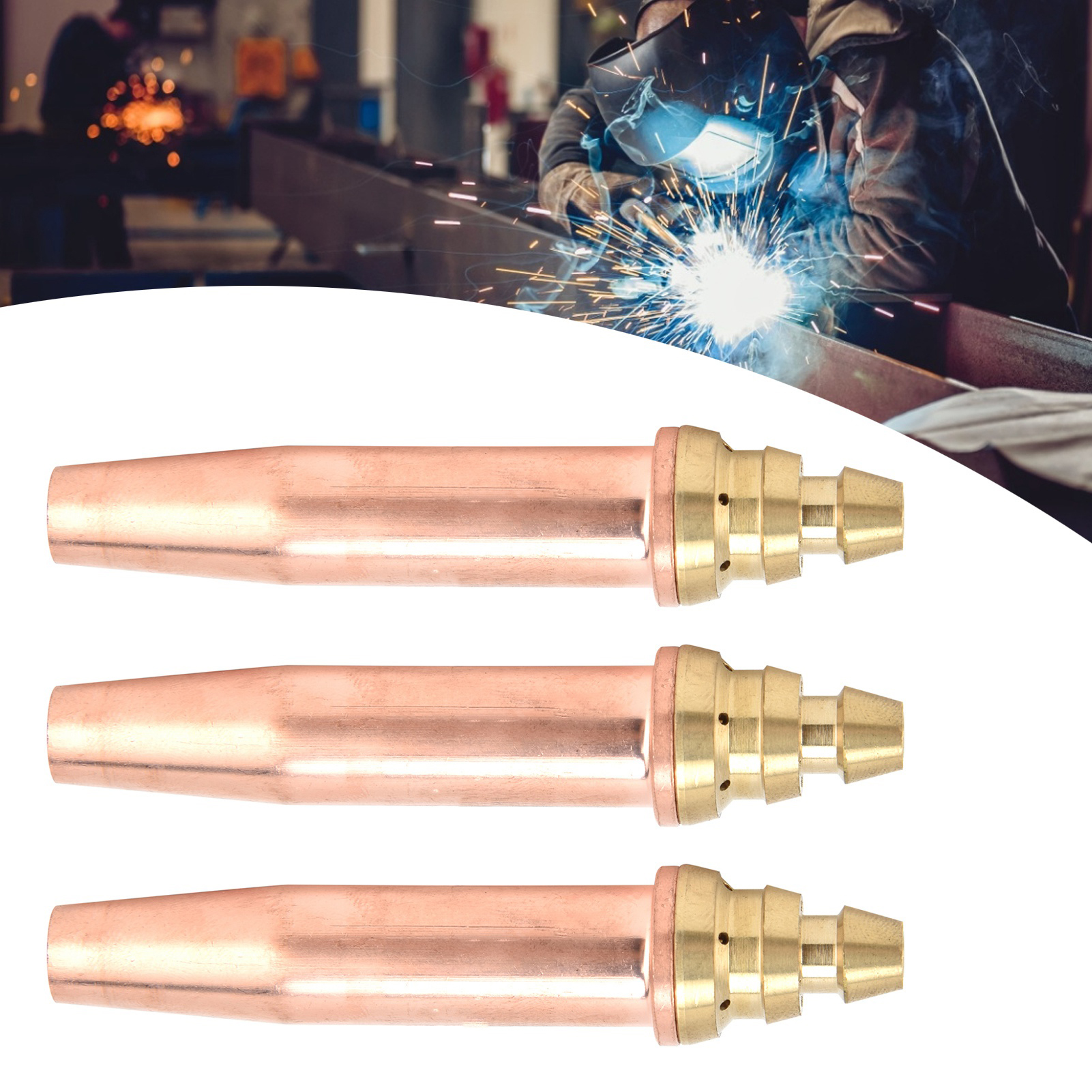 Satz Aus Drei Isobaren Schneiddüsen, Propan-schneiddüse, Düse Für Cnc-brennschneidmaschine 1 + 2 + 3