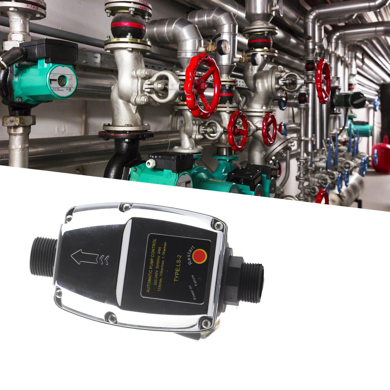 Elektronischer Druckschalter Sk-6d Für 110v-230v Wasserpumpe