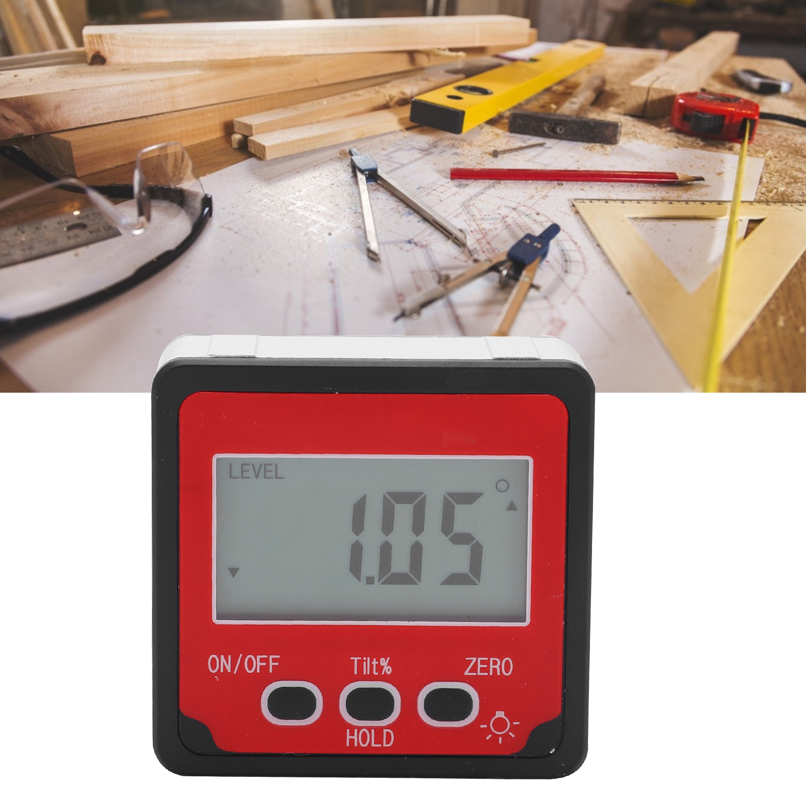 Magnetischer Digitaler Nivellier- Und Winkelmesser