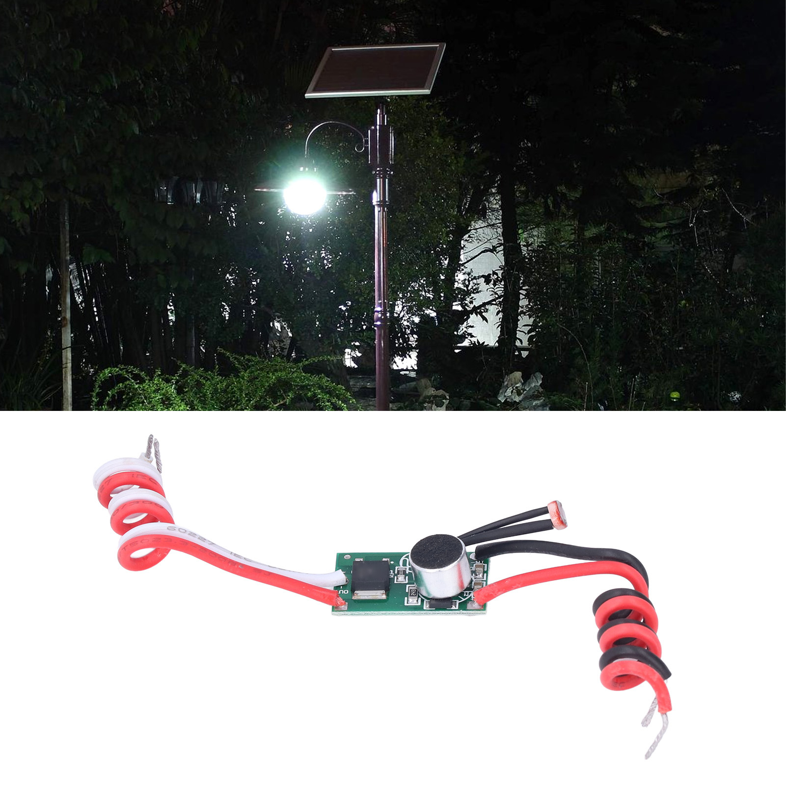 Solarbetriebene, Geräuschaktivierte Leuchtplatine Licht- Und Geräuschaktivierter Sensorschalter Geräuschaktivierte Niedervolt-led-platine